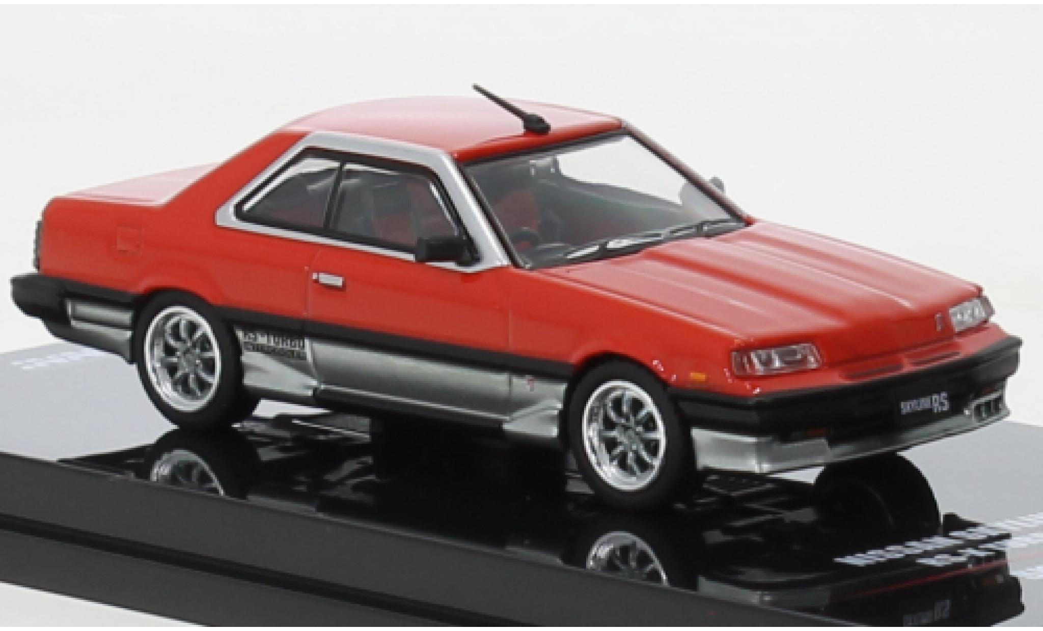 Nissan Skyline 1/64 INNO64 2000 RS-X Turbo (DR30) rood/grijs RHD modelauto