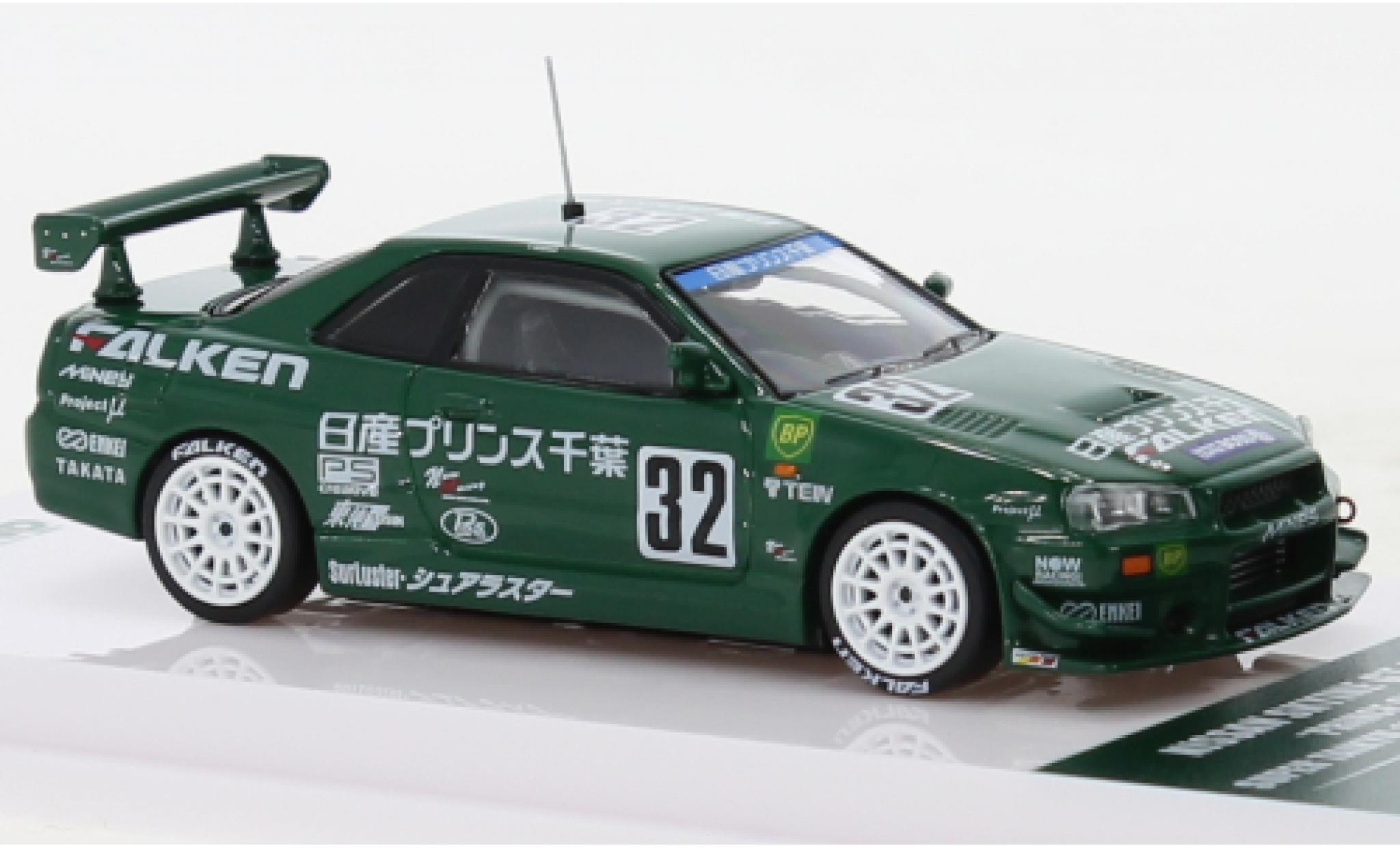 Nissan Skyline 1/64 INNO64 GT-R (R34) RHD No.32 Super Taikyu 199 modelauto