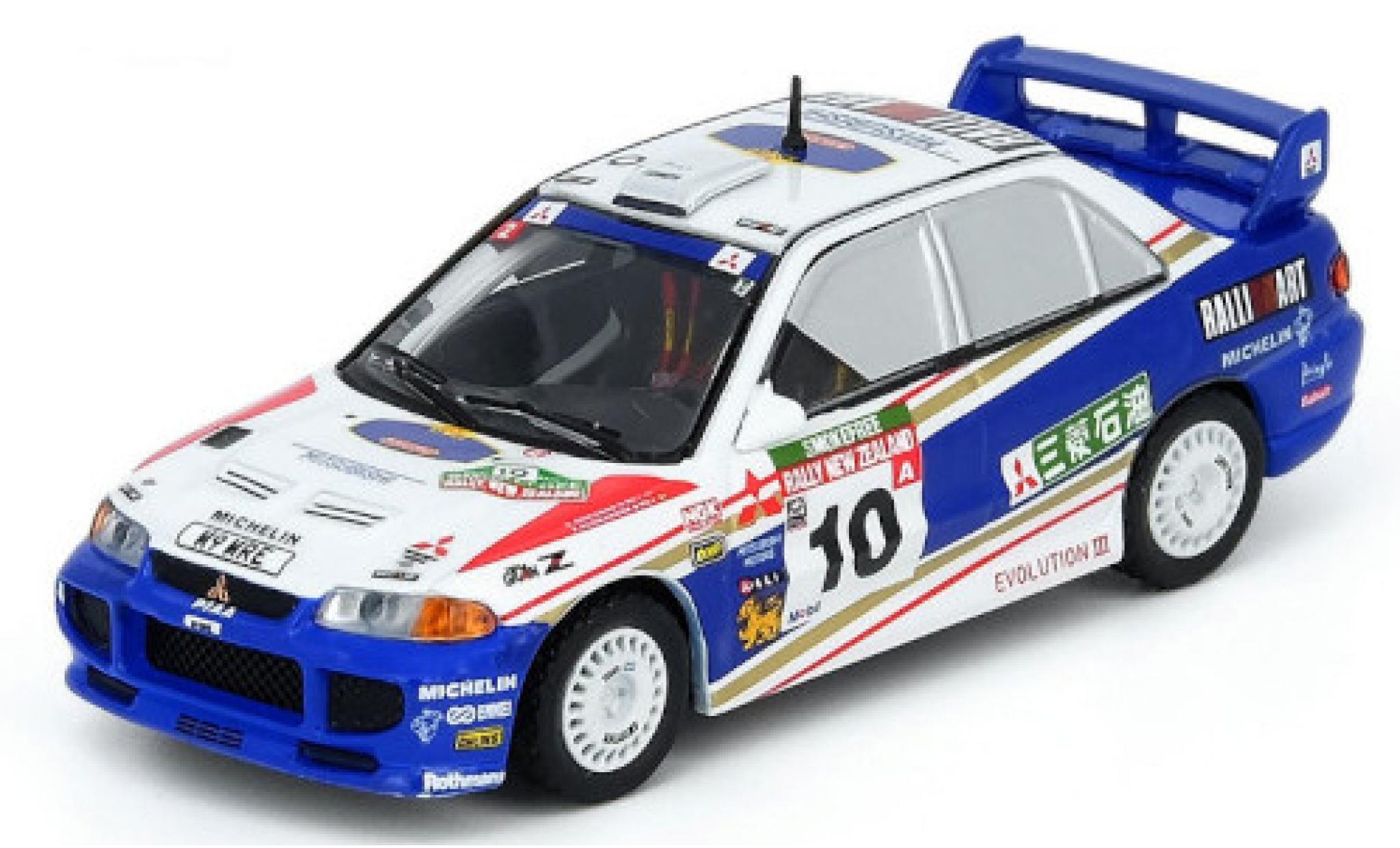 Mitsubishi Lancer 1/64 INNO64 Evolution III No.10 RalliArt Rothmans Racing Rally Neuseeland 1995 T.M&auml;kinen/K.Eriksson/S.Parmander modelauto