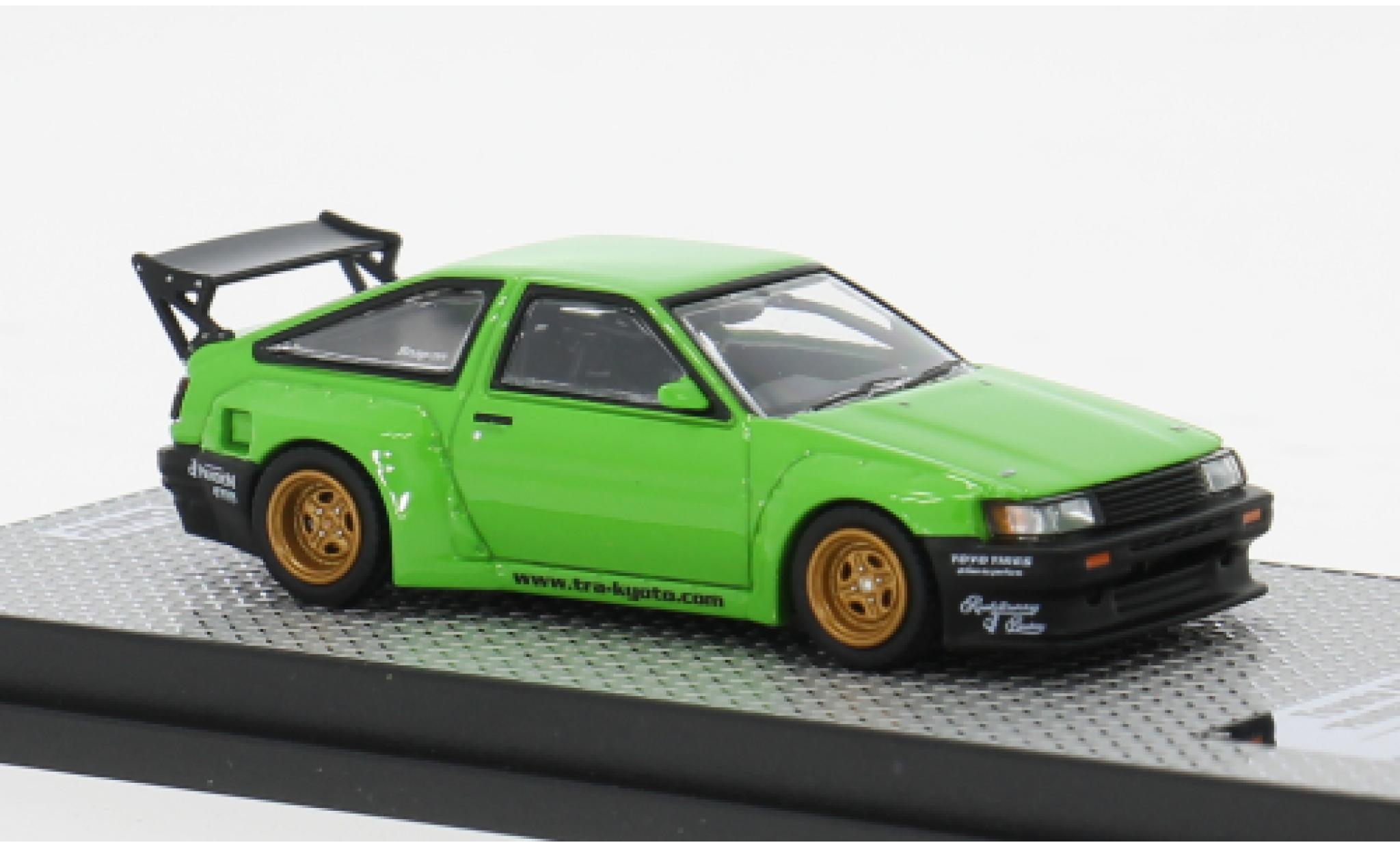 Toyota Corolla 1/64 INNO64 Levin (AE86) groen 1:64 modelauto