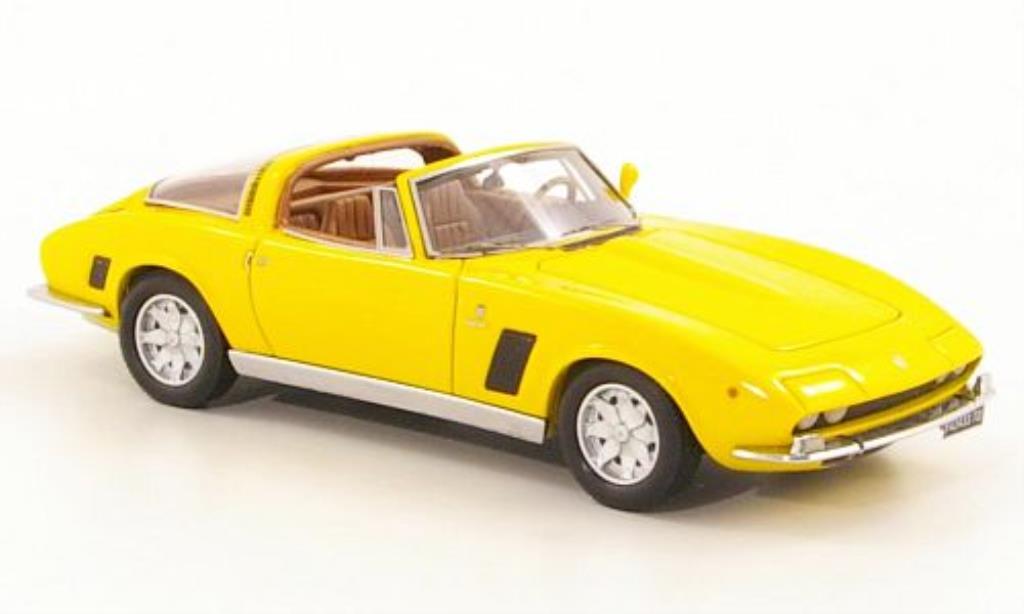 ISO Grifo 1/43 Neo IR8 Targa geel 1972 modelauto