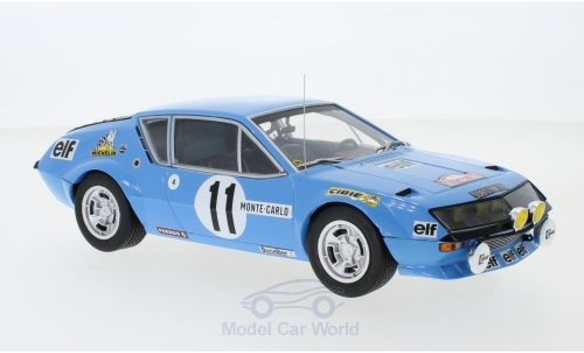 Alpine A310 1/18 IXO Renault No.11 Rallye WM Rallye Monte Carlo 1975 A.Warmbold/J.Davenport modelauto