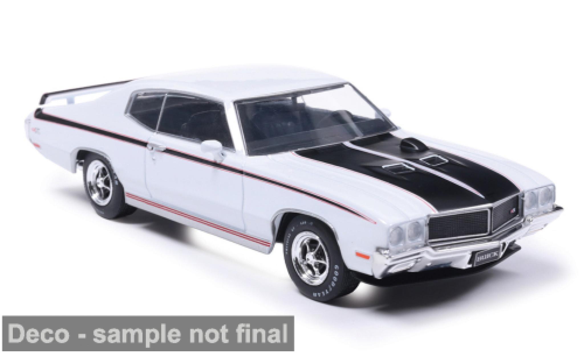Buick GS 1/43 IXO America X wit/zwart 1970 1:43 modelauto