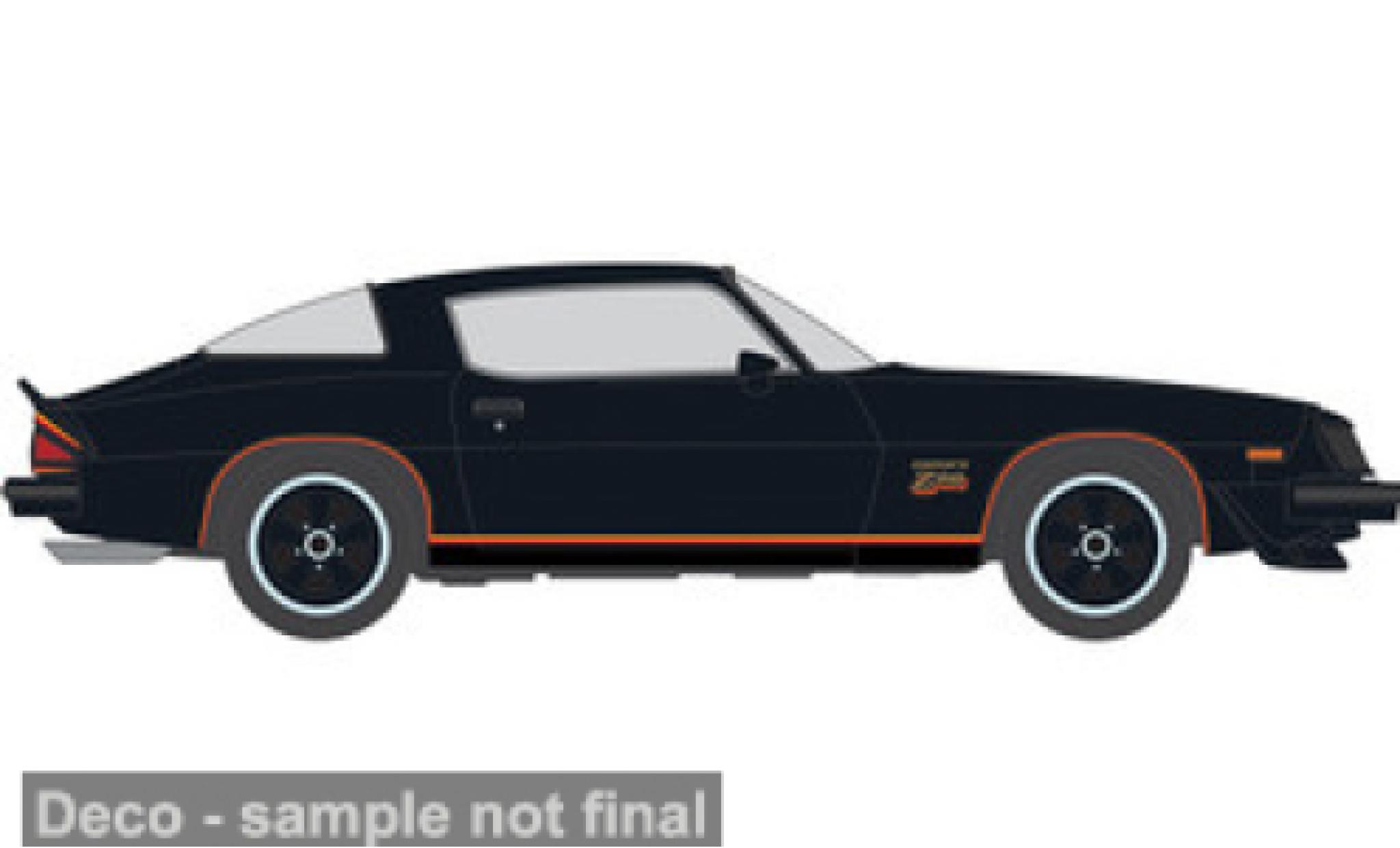 Chevrolet Camaro 1/64 IXO America Z28 zwart 1977 1:64 modelauto