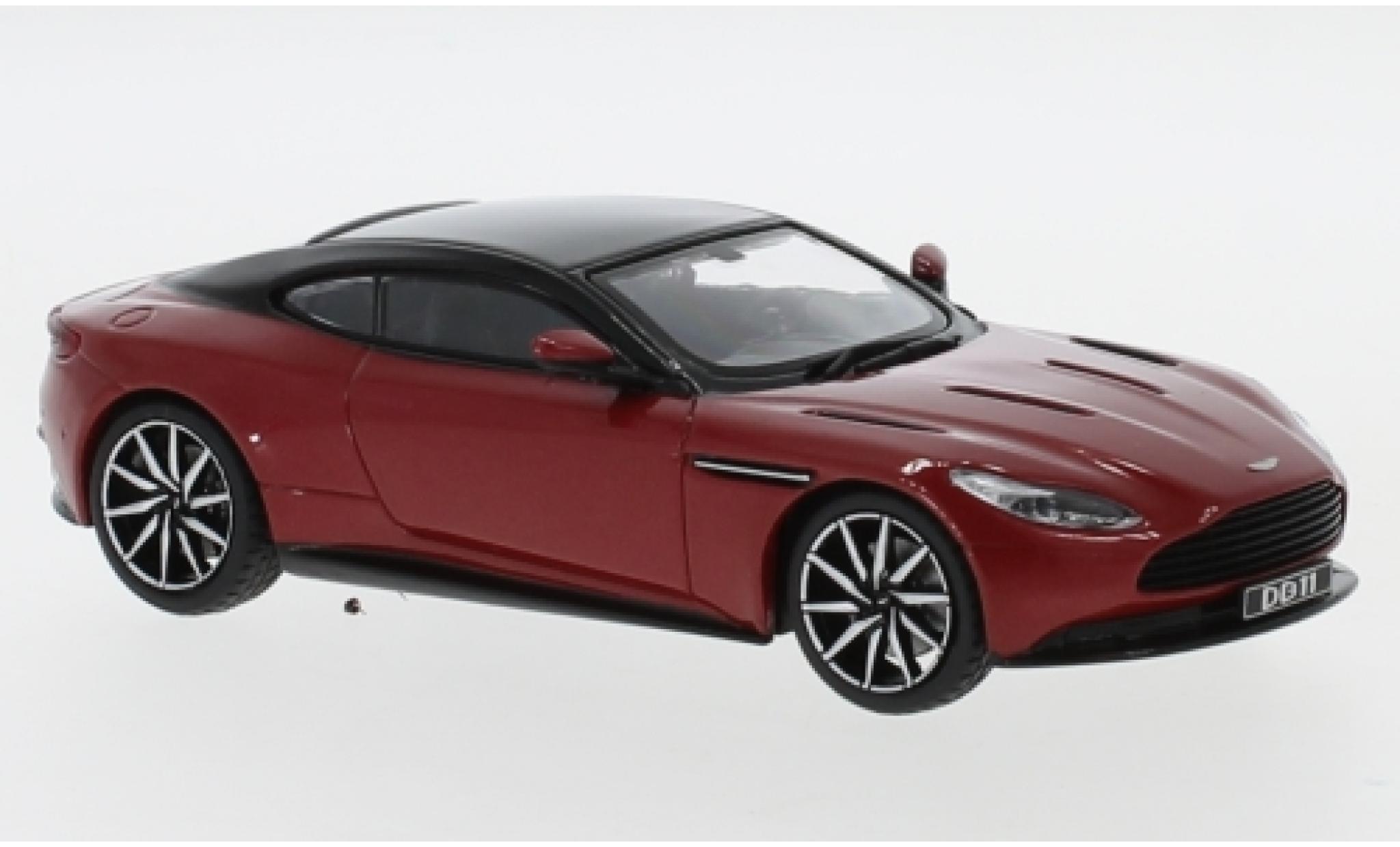 Aston Martin DB1 1/43 IXO DB 11 metallic rood/zwart 2016 modelauto