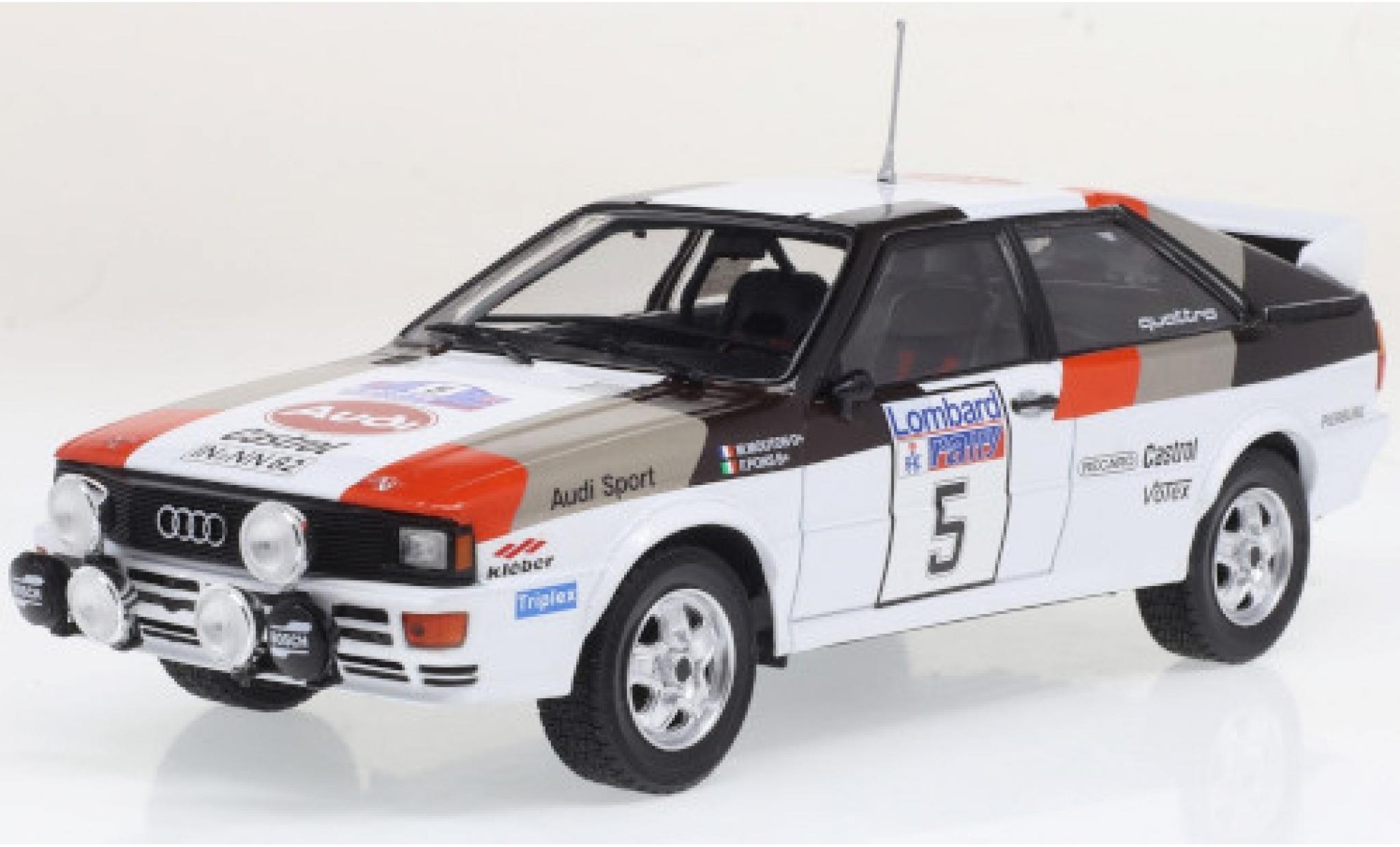 Audi Quattro 1/24 IXO A1 No.5 RAC Rally 1982 M.Mouton/F.Pons modelauto