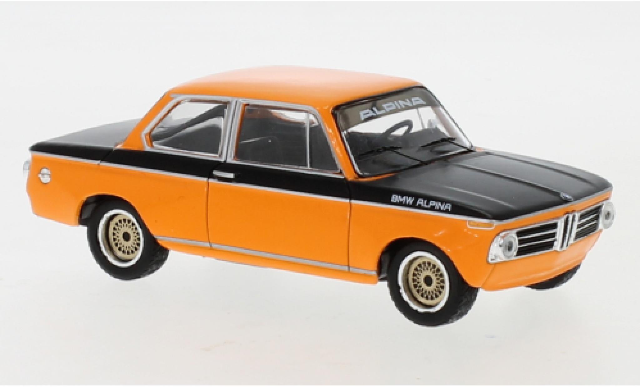 Bmw Alpina 1/43 IXO 2002 Tii oranje/zwart 1972 modelauto