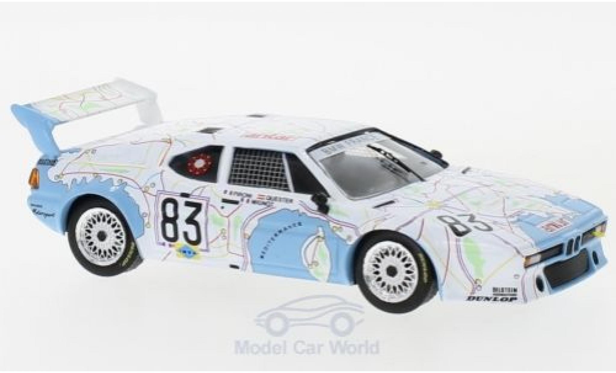 Bmw M1 1/43 IXO No.83 24h Le Mans 1980 D.Pironi/D.Quester/M.Mignot modelauto