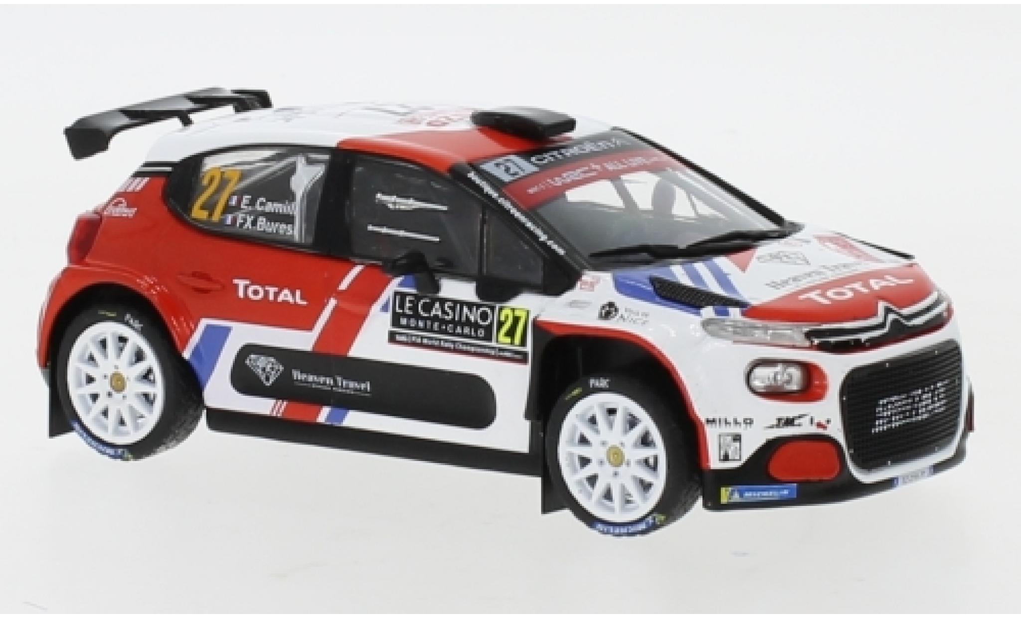 Citroen C3 1/43 IXO R5 No.27 Rallye WM Rally Monte Carlo 2020 E.Camilli/X.Buresi modelauto