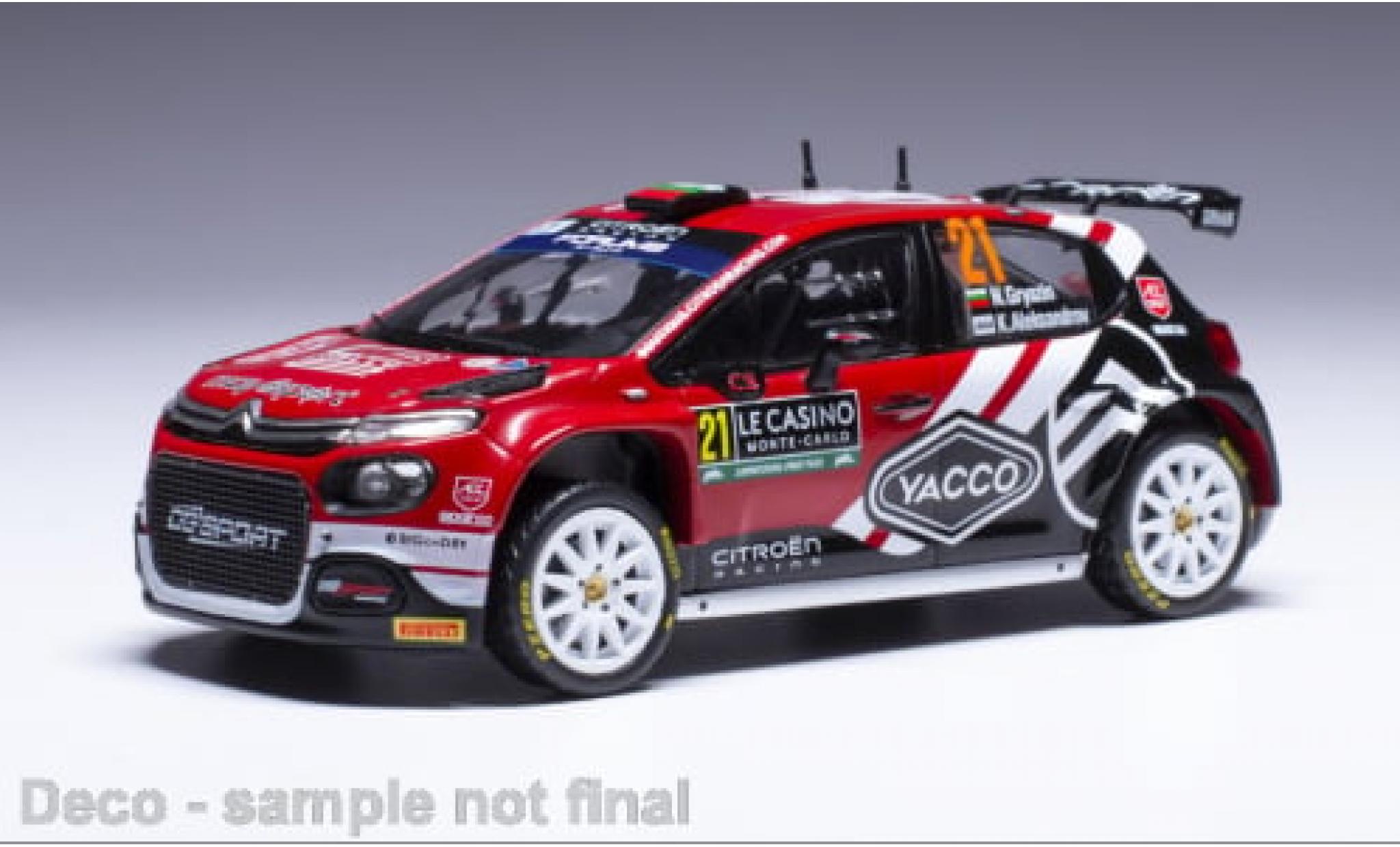 Citroen C3 1/43 IXO Rally 2 No.21 WRC Rallye Monte Carlo 2024 1:43 modelauto