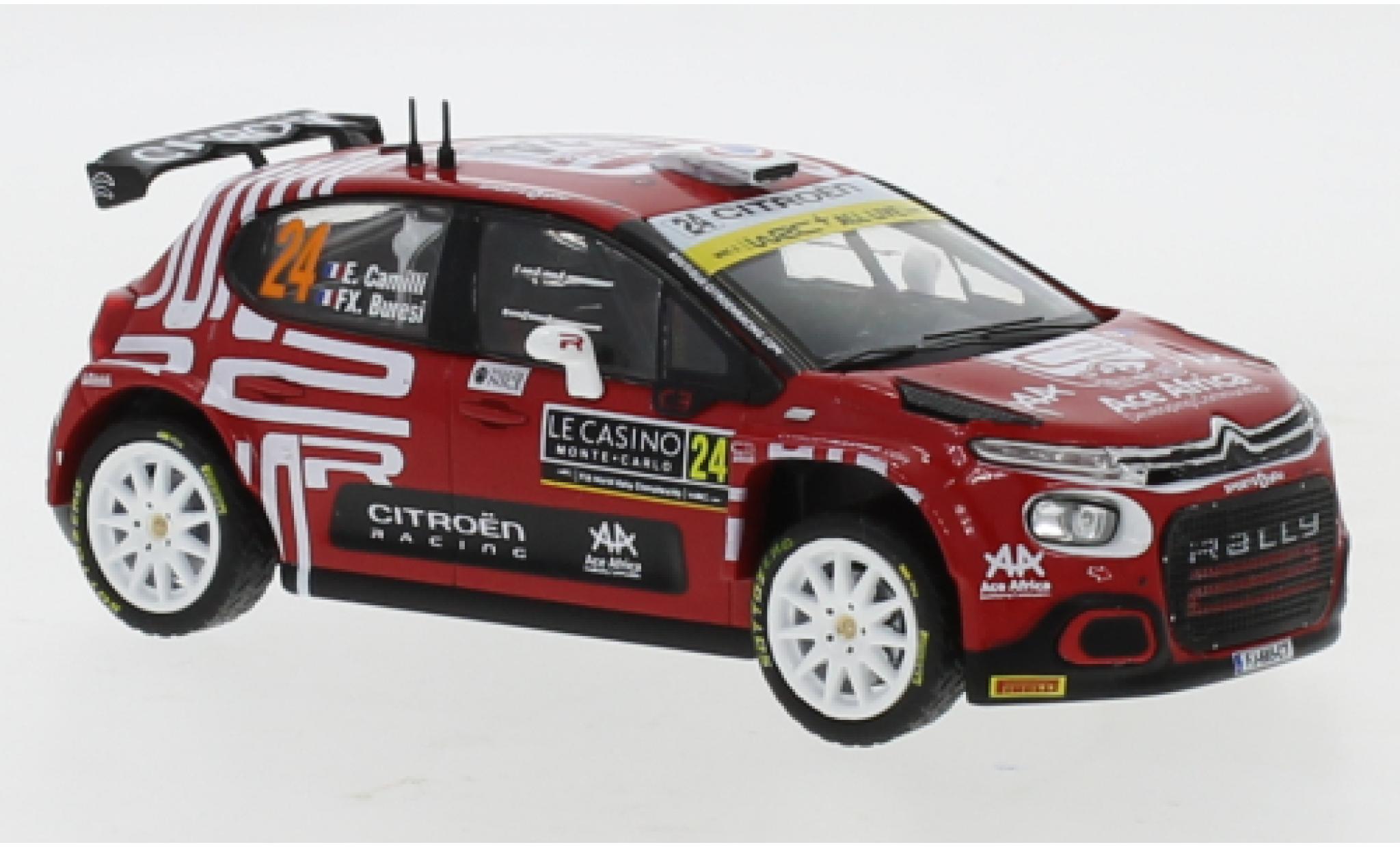 Citroen C3 1/43 IXO Rally 2 No.24 Rally Monte Carlo 2021 E.Camilli/F-X.Buresi modelauto