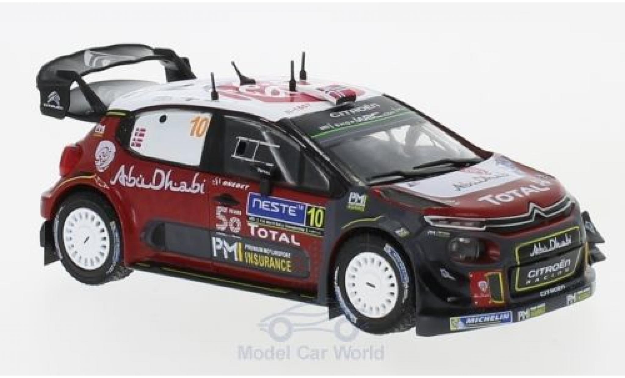 Citroen C3 1/43 IXO WRC No.10 Rallye WM Rallye Finnland 2018 M.Ostberg/T.Eriksen modelauto