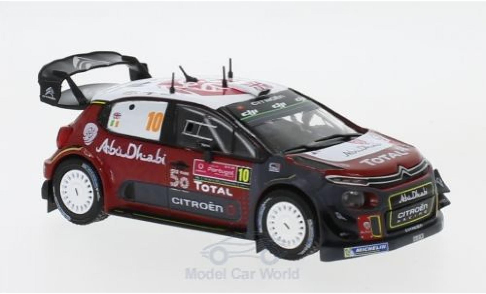 Citroen C3 1/43 IXO WRC No.10 Rallye WM Rallye Portugal 2018 K.Meeke/P.Nagle modelauto