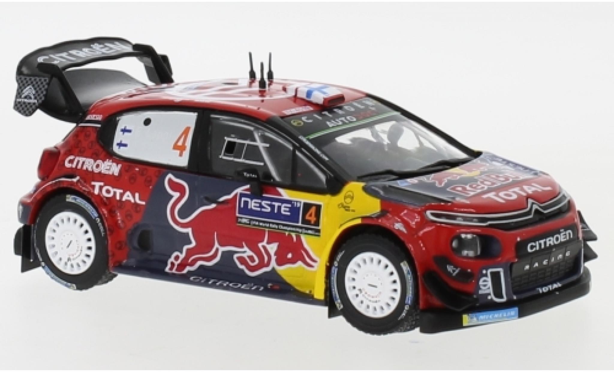 Citroen C3 1/43 IXO WRC No.4 Red Bull WRC Rallye Finnland 2019 E.Lappi/J.Ferm modelauto