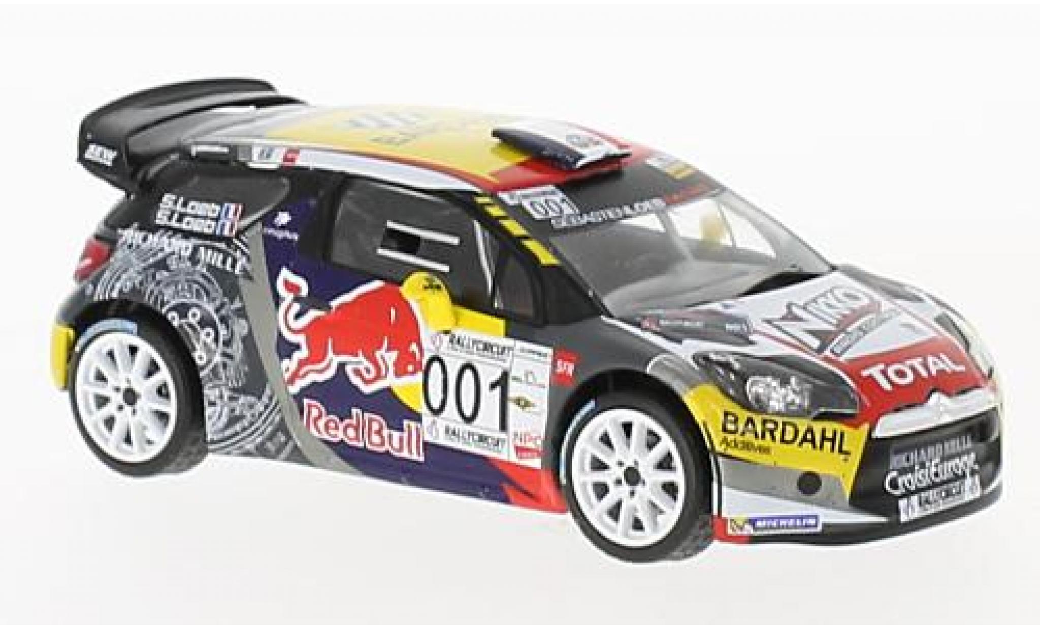 DS Automobiles DS3 1/43 IXO Citroen WRC No.001 Paul Ricard 2016 S.Loeb/S.Loeb modelauto