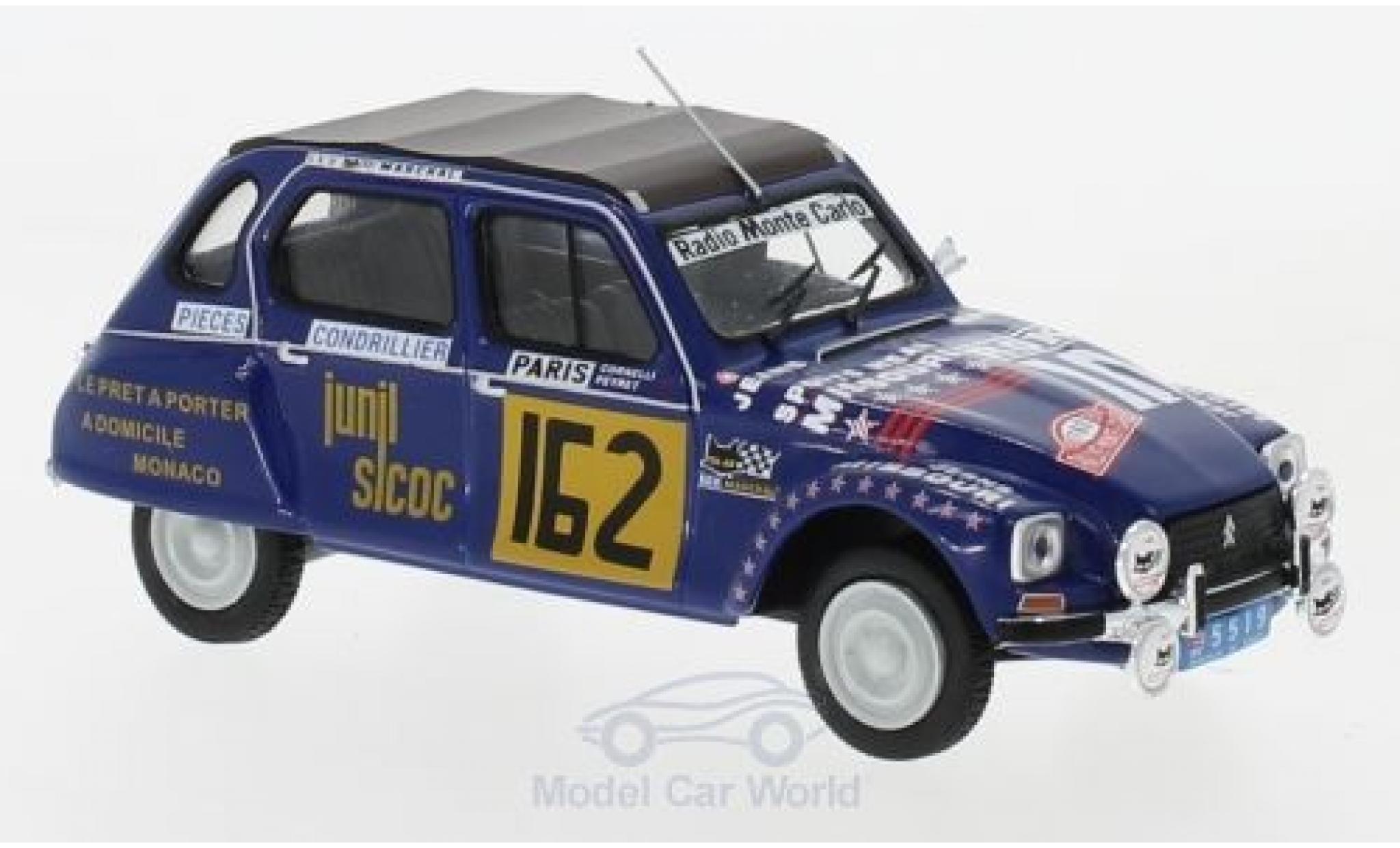 Citroen Dyane 1/43 IXO No.162 Rallye WM Rally Monte Carlo 1978 M.Peyret/J.J.Cornelli modelauto