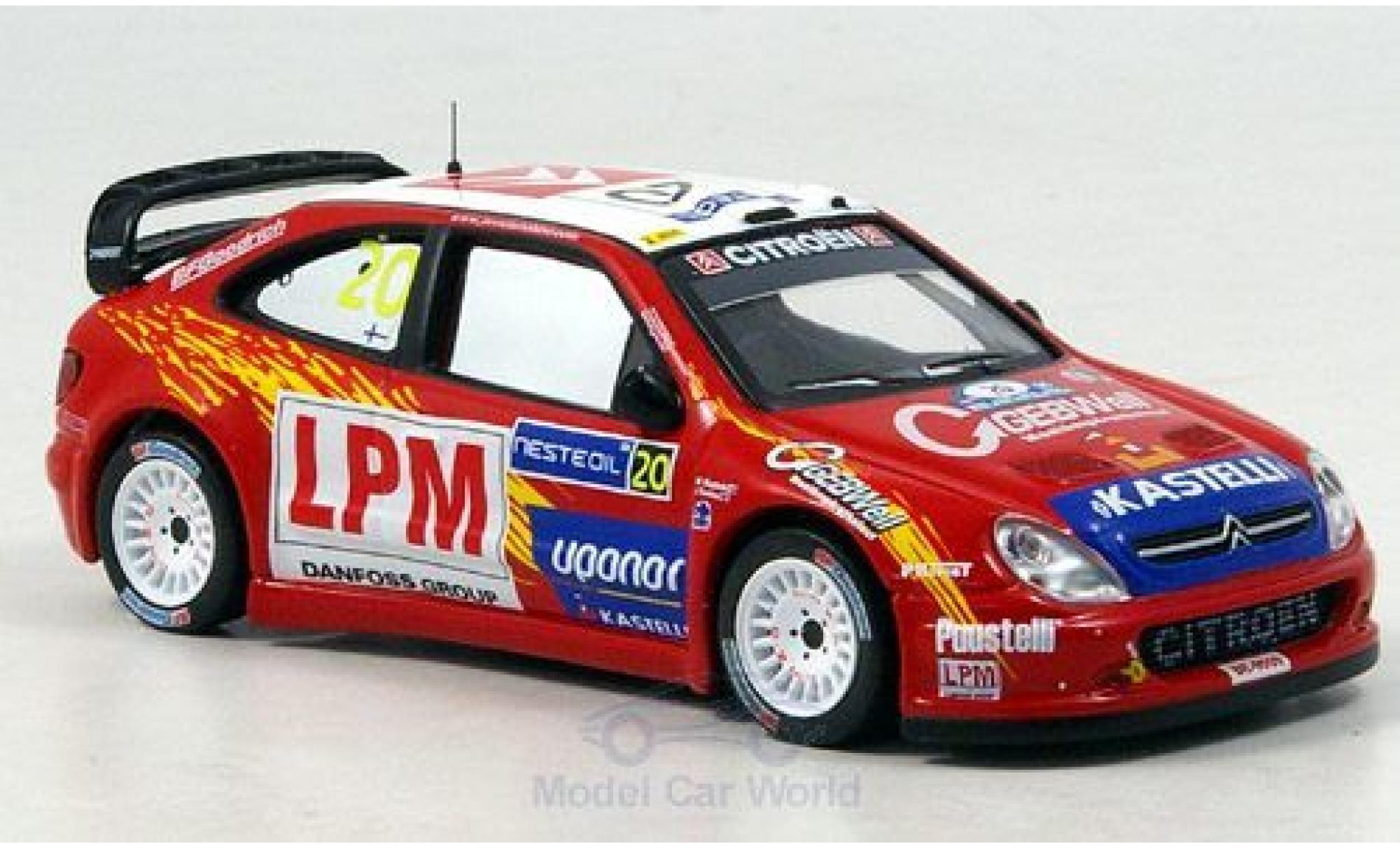 Citroen Xsara 1/43 IXO WRC No.20 Rallye WM Rallye Finnland 2006 Tuohino modelauto