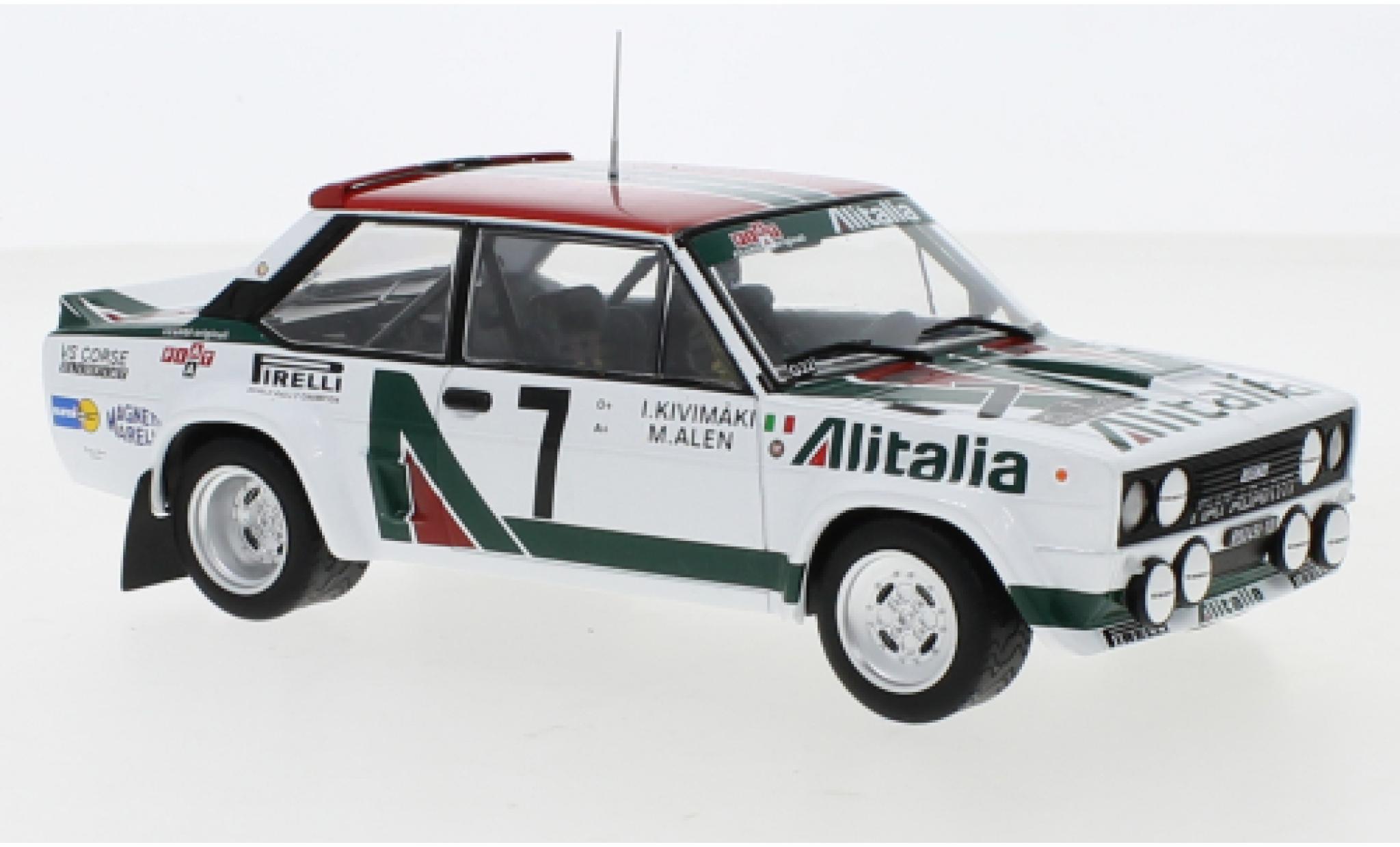 Fiat 131 1/24 IXO Abarth No.5 Rally Acropolis 1978 W.R&ouml;hrl/C.Geistd&ouml;rfer modelauto