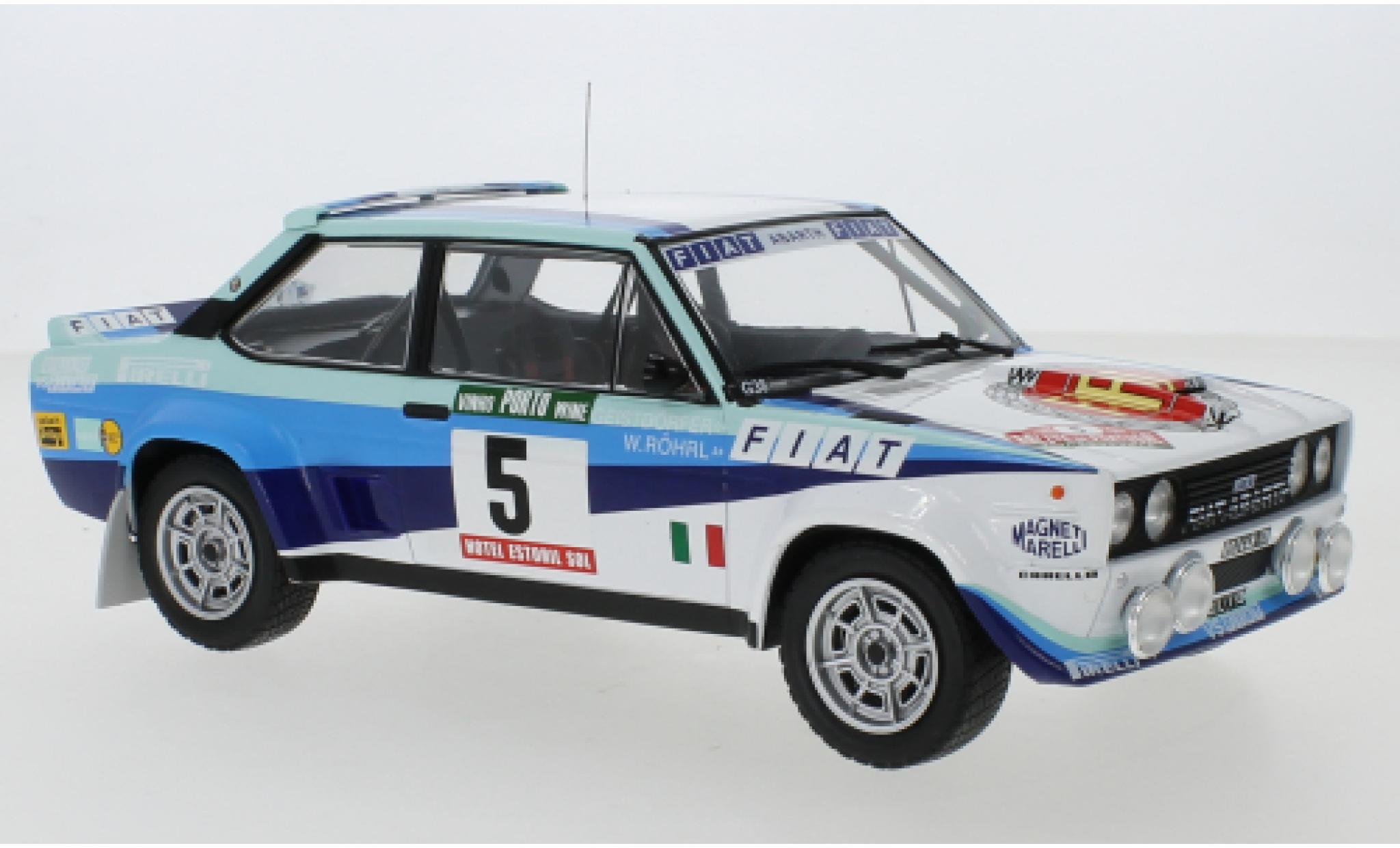 Fiat 131 1/18 IXO Abarth No.5 Rallye WM Rally Portugal 1980 W.R&ouml;hrl/C.Geistd&ouml;rfer modelauto