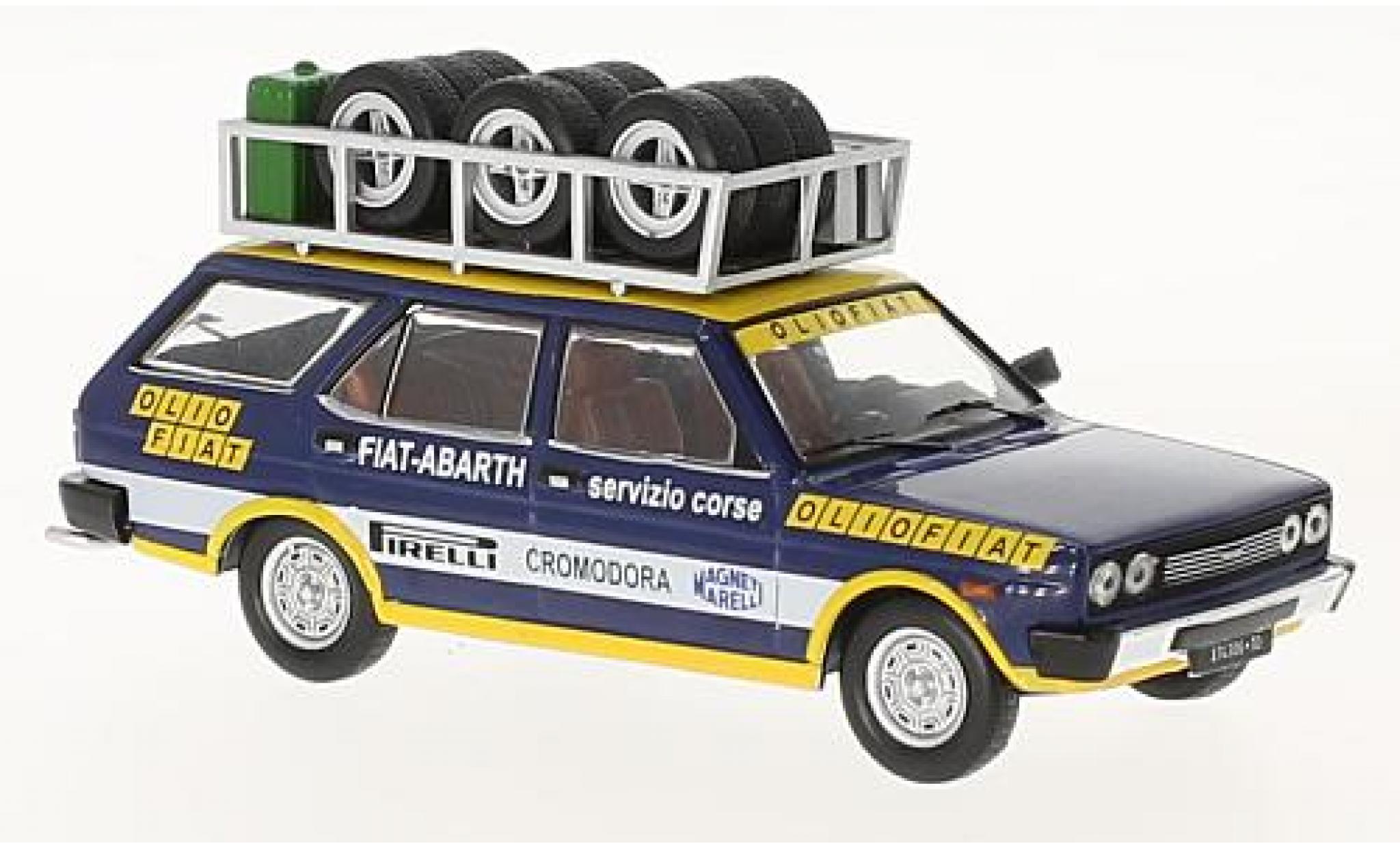 Fiat 131 1/43 IXO Panorama Olio Flat 1975 Rallye Assistance modelauto
