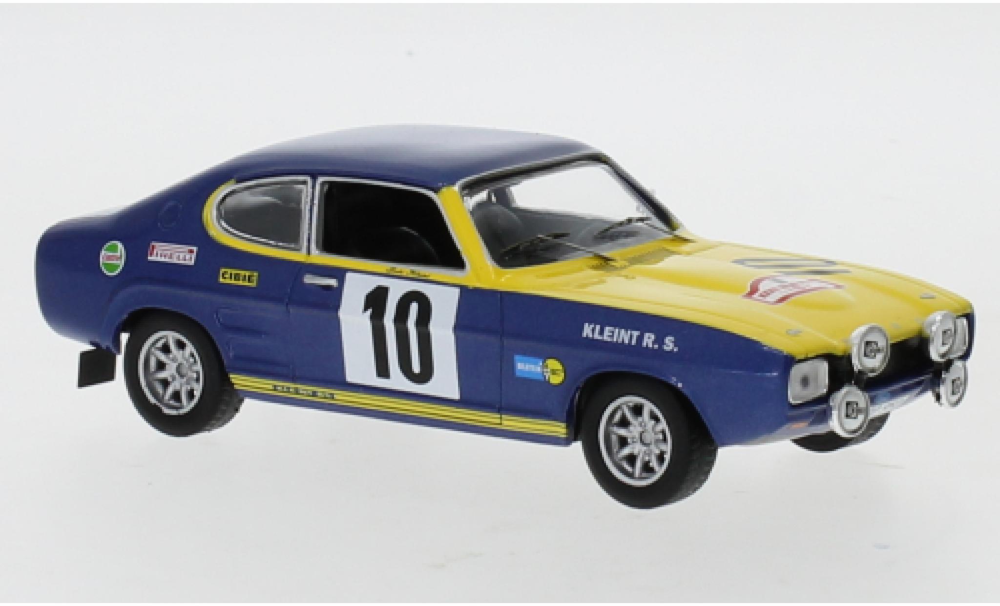 Ford Capri 1/43 IXO No.10 Rallye EM Rajd Polski 1972 W.R&ouml;hrl/J.Berger modelauto
