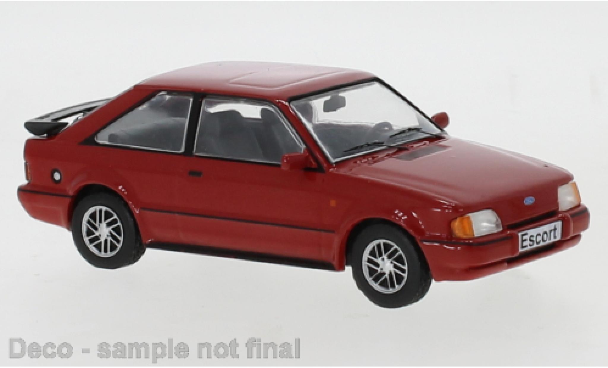 Ford Escort 1/43 IXO Mk IV XR3 rood 1990 modelauto