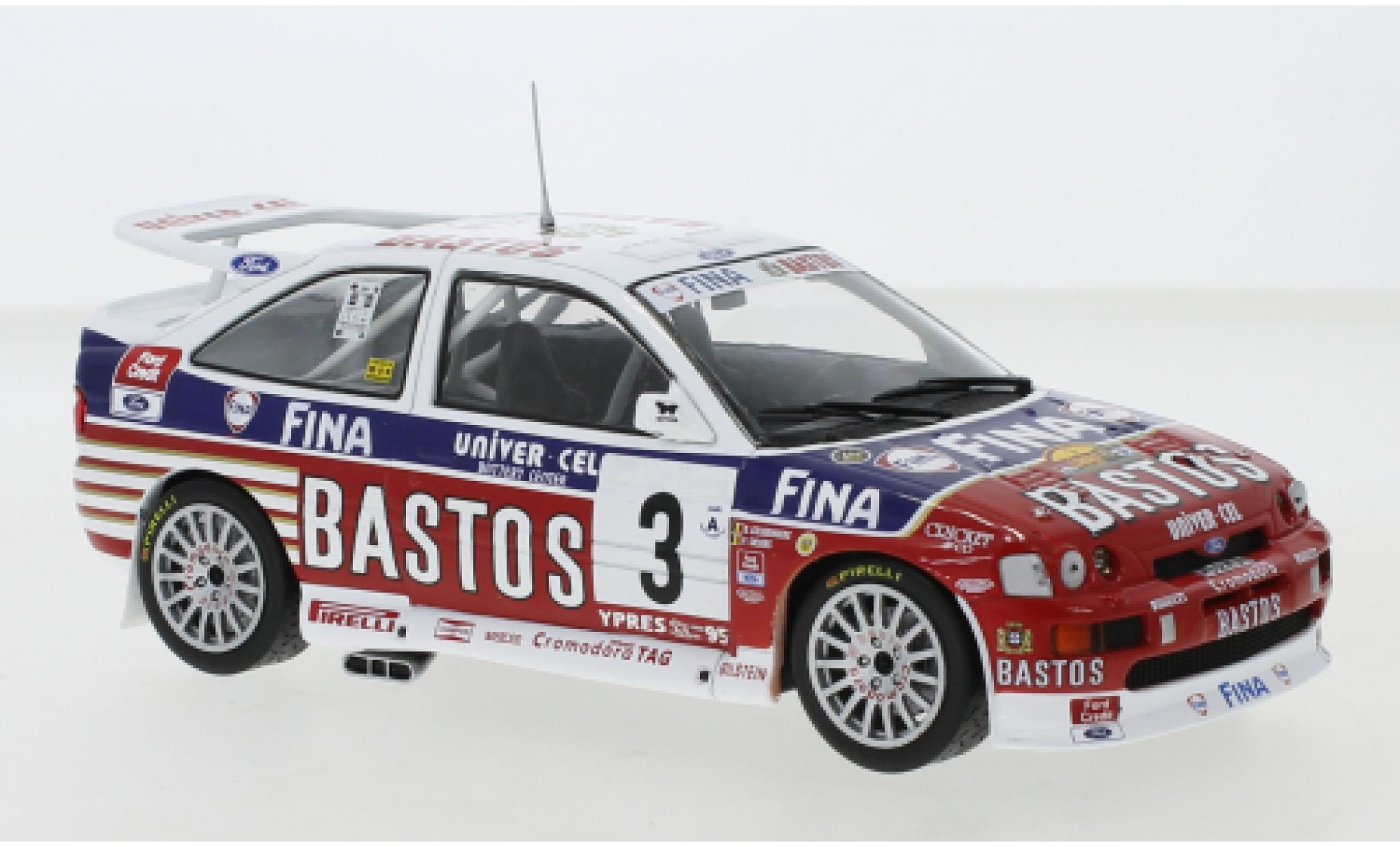 Ford Escort 1/18 IXO RS Cosworth No.3 24h Ypres 1995 P.Snijers/D.Colebunders modelauto