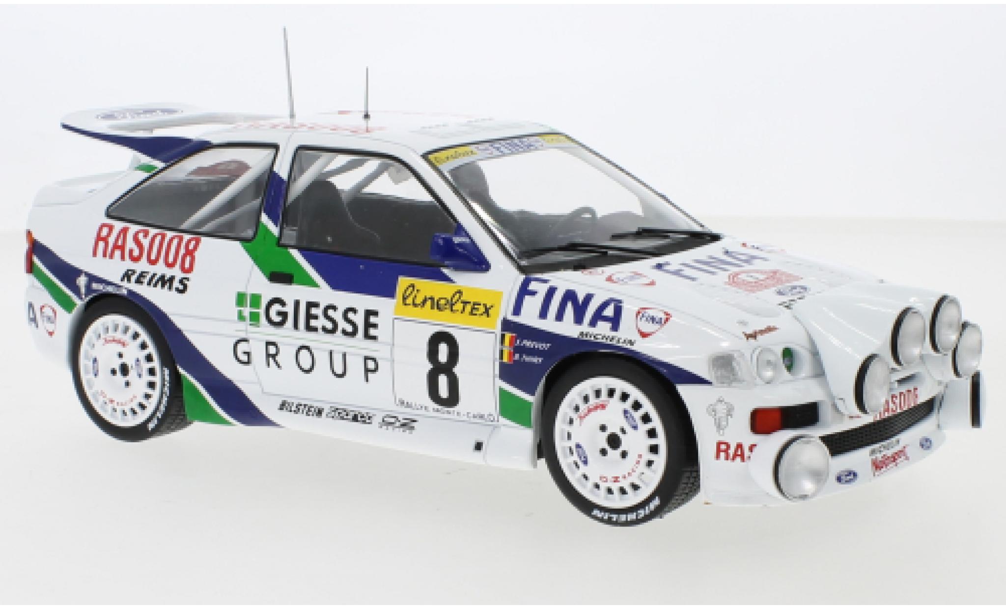 Ford Escort 1/18 IXO RS Cosworth No.8 Giesse Group Rallye WM Rallye Monte Carlo 1995 B.Thiry/S.Prevot modelauto