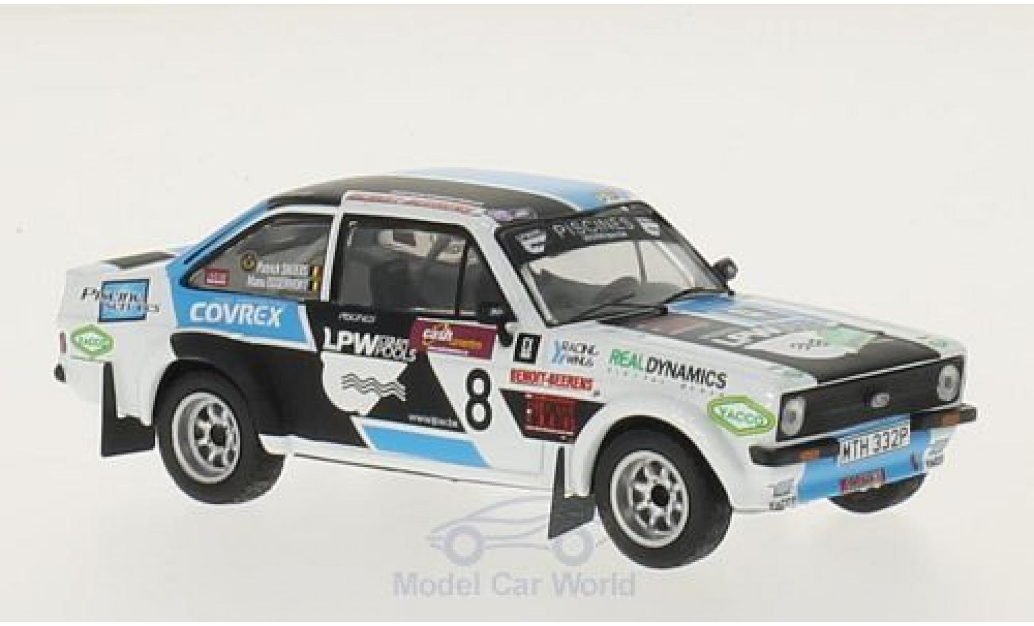 Ford Escort MKI 1/43 IXO RS MKII No.8 Boucles de Spa 2014 P.Snijers/E.Eggermont modelauto