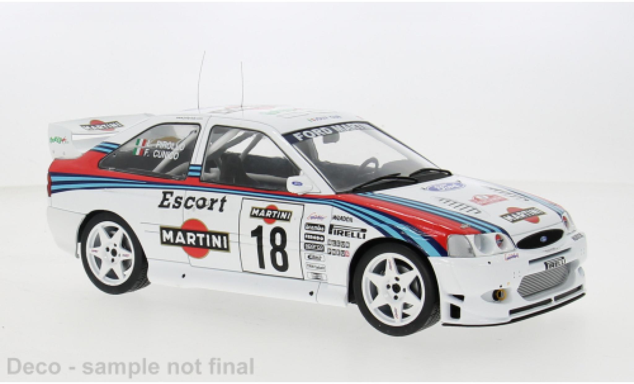 Ford Escort 1/18 IXO WRC No.18 Rallye Sanremo 1998 1:18 modelauto