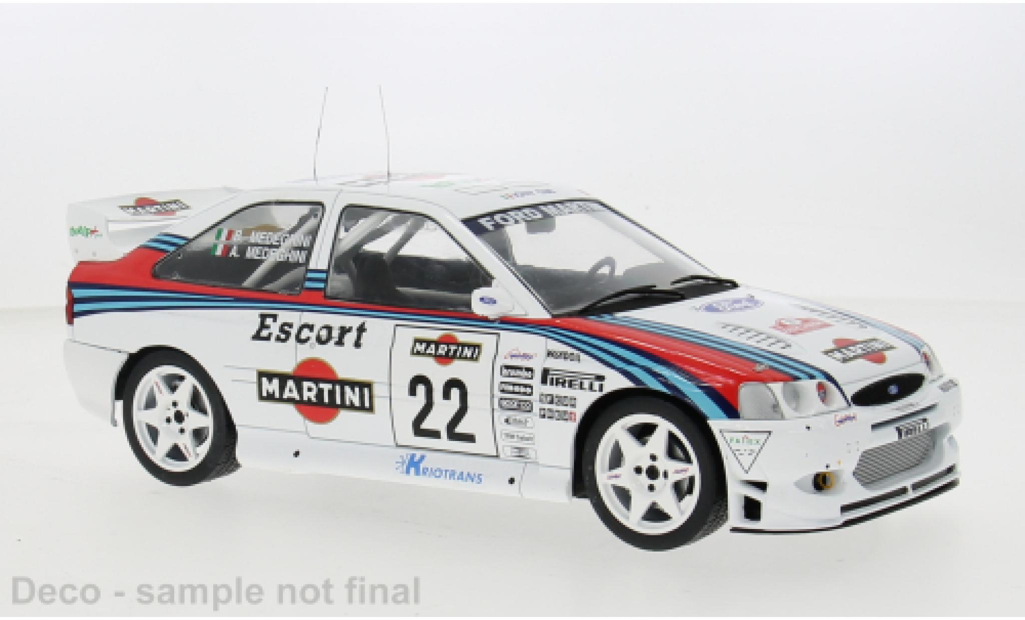 Ford Escort 1/18 IXO WRC No.22 Rallye Sanremo 1998 1:18 modelauto