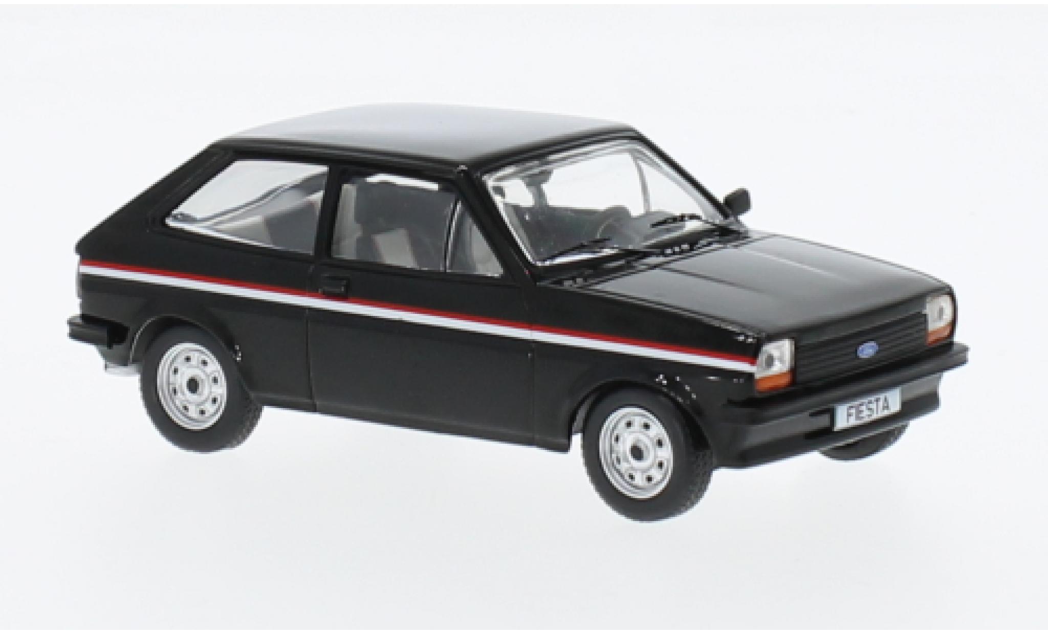 Ford Fiesta 1/43 IXO MK I Avus zwart 1978 1:43 modelauto