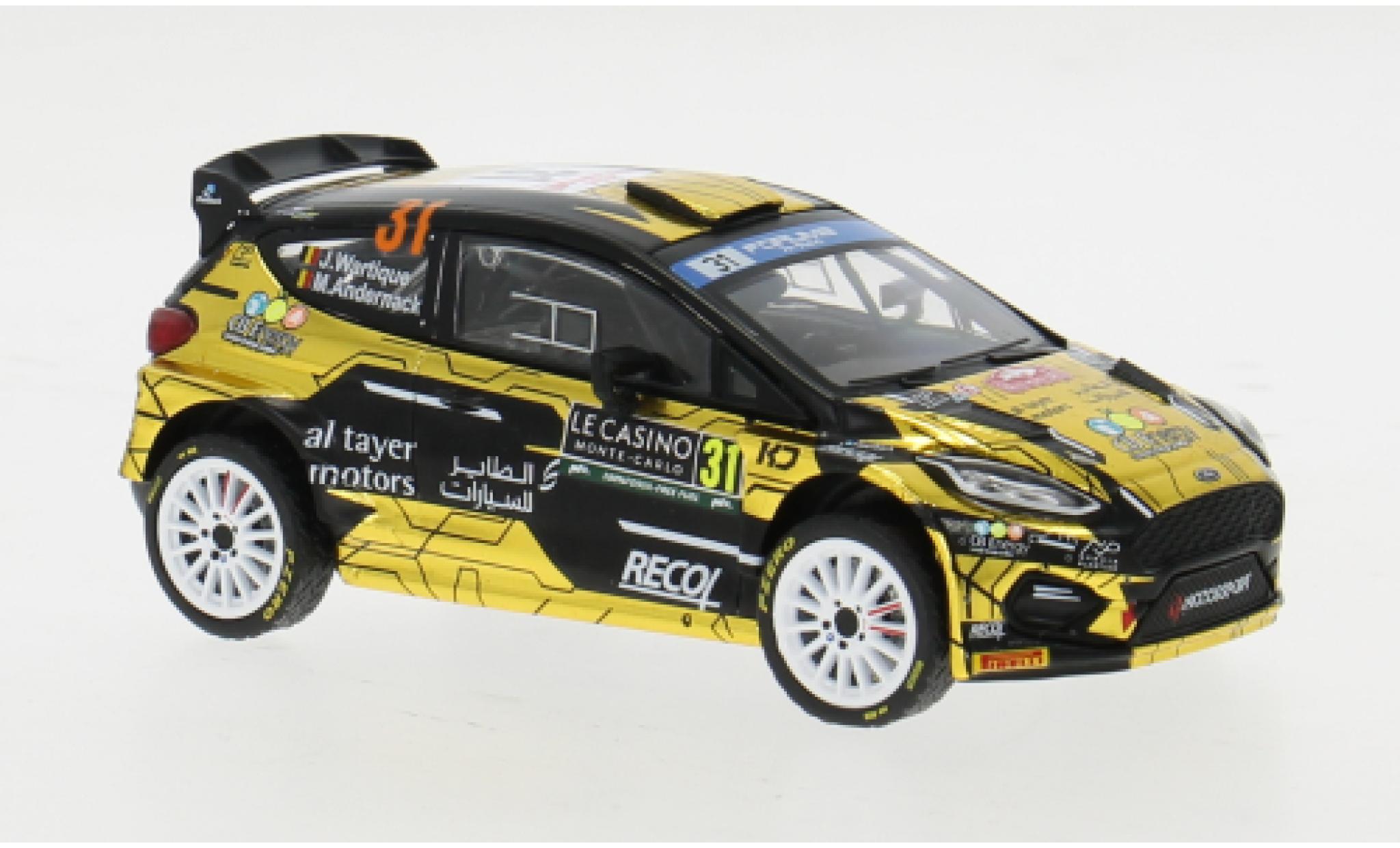 Ford Fiesta 1/43 IXO Rally2 No.31 WRC Rallye Monte Carlo 2024 1:43 modelauto