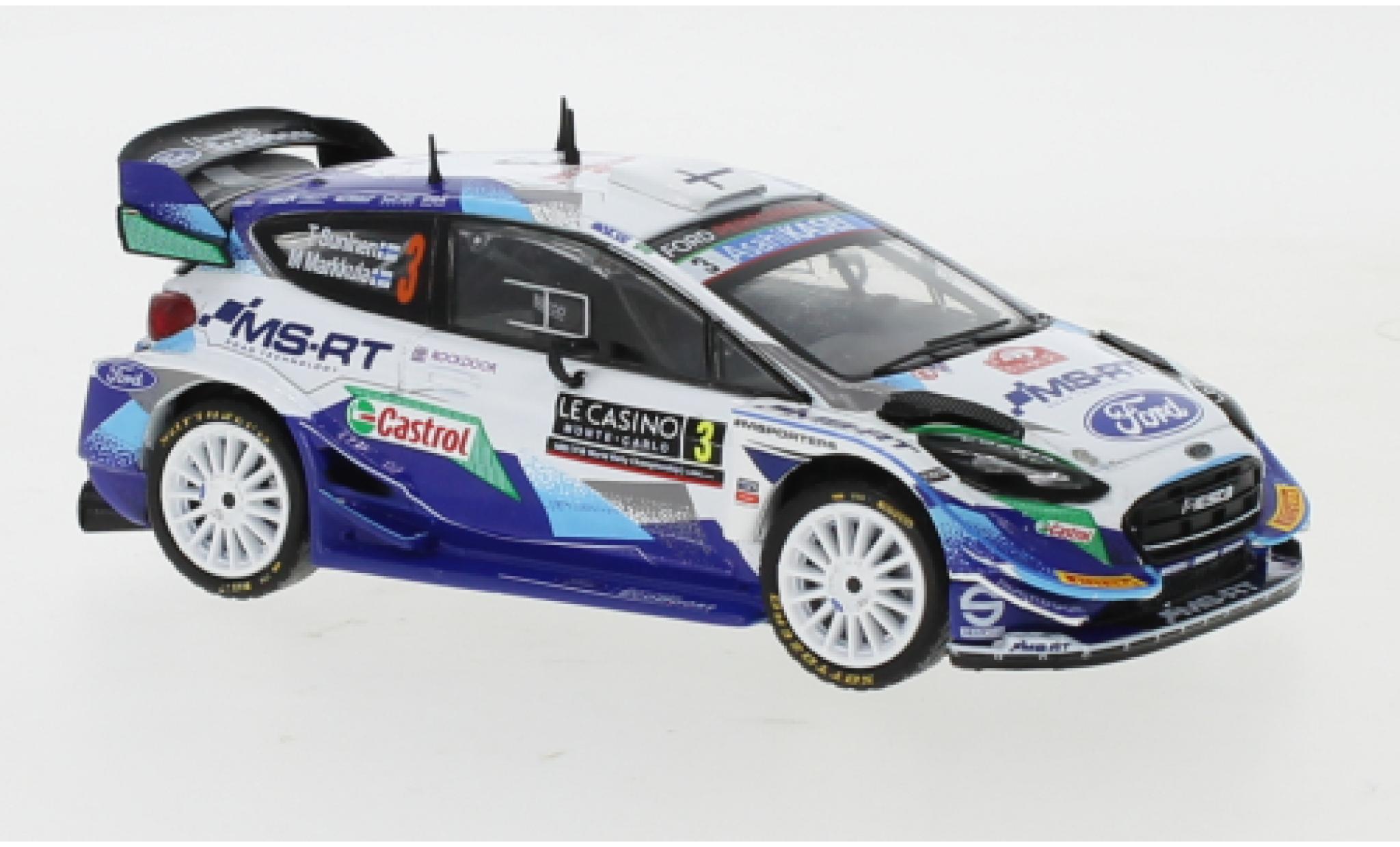 Ford Fiesta 1/43 IXO WRC No.3 Rallye WM Rally Monte Carlo 2021 T.Suninen/M.Markkula modelauto