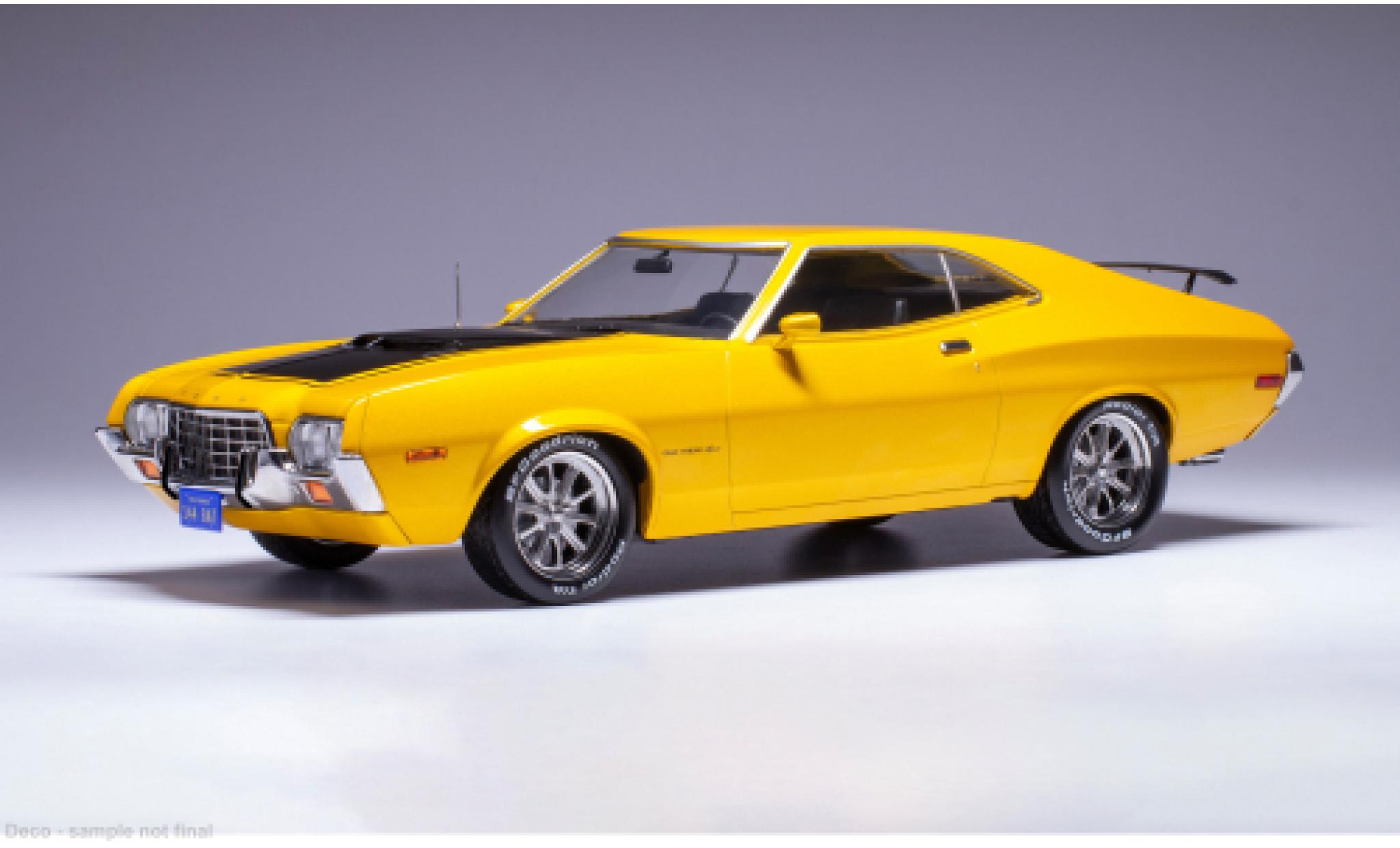 Ford Gran Torino 1/18 IXO Sport metallic oranje 1972 1:18 modelauto