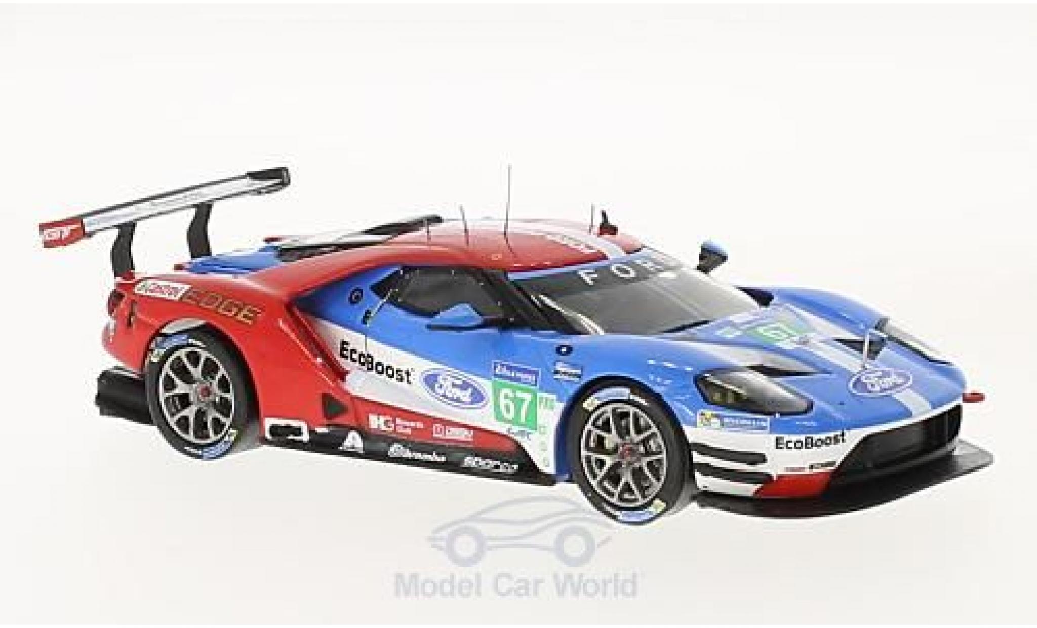 Ford GT 1/43 IXO No.67 24h Le Mans 2017 A.Priaulx/H.Tincknell/P.Derani modelauto
