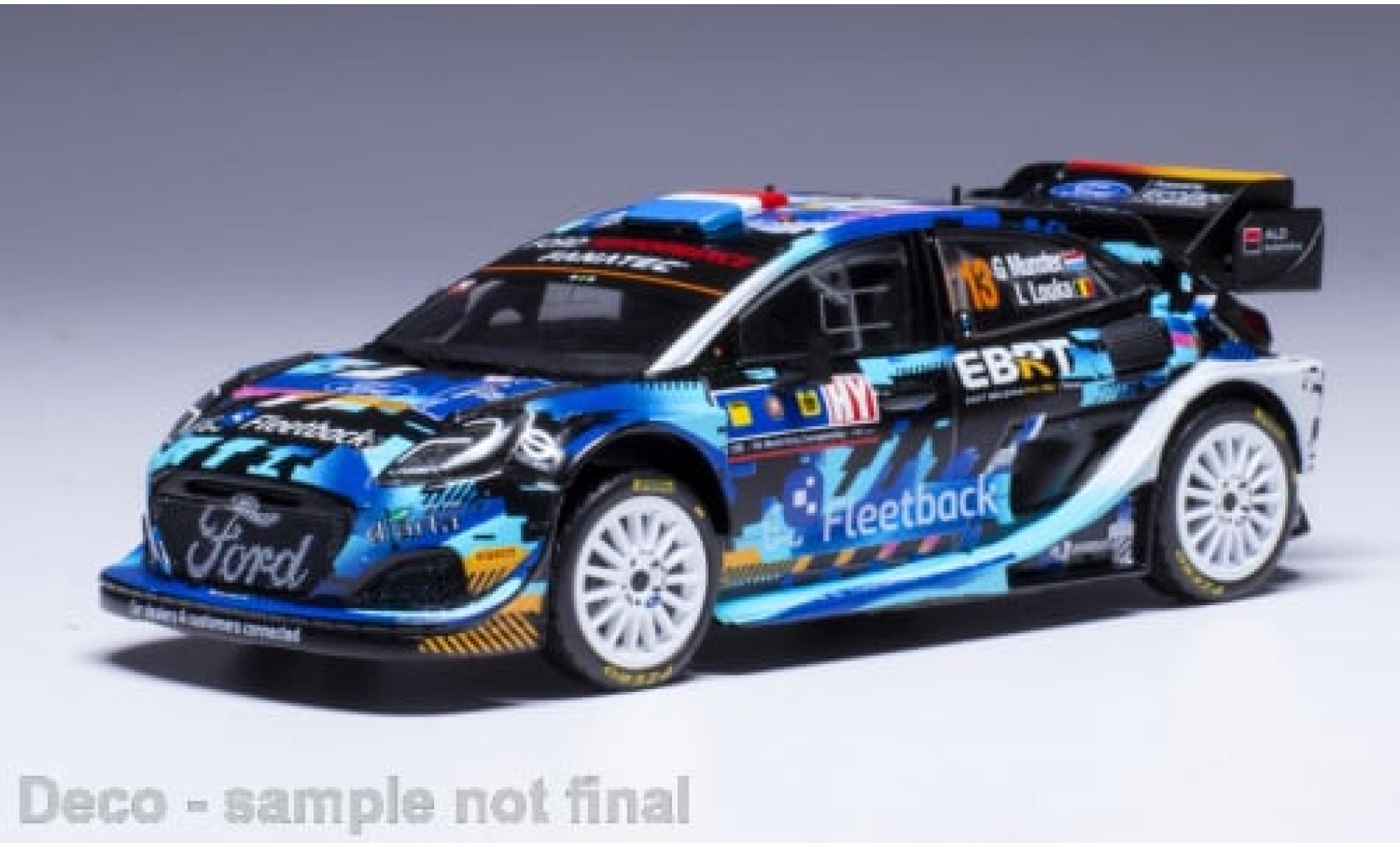 Ford Puma 1/43 IXO Rally 1 No.13 WRC Central European Rally 2023 1:43 modelauto