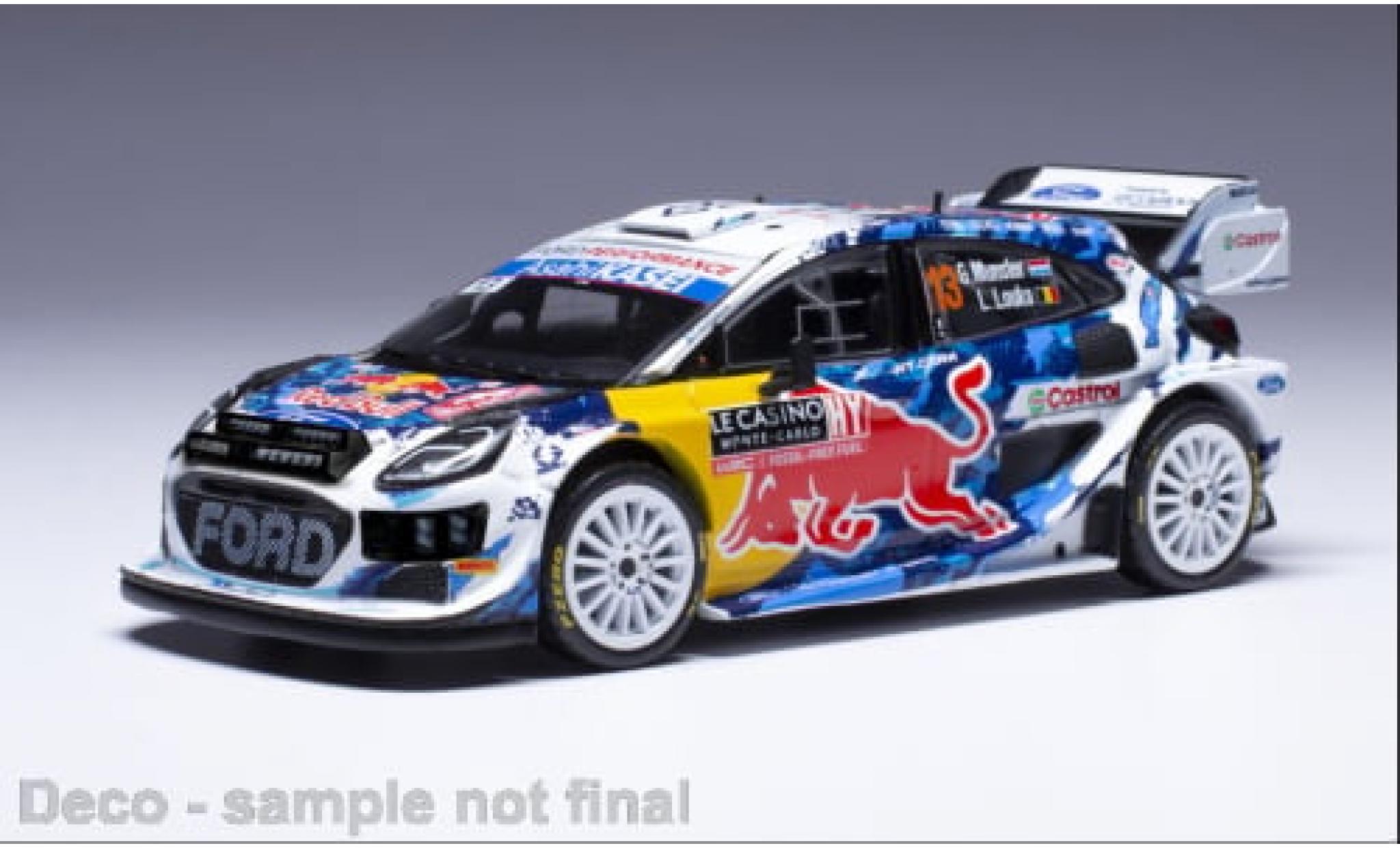 Ford Puma 1/43 IXO Rally 1 No.13 WRC Rallye Monte Carlo 2024 1:43 modelauto