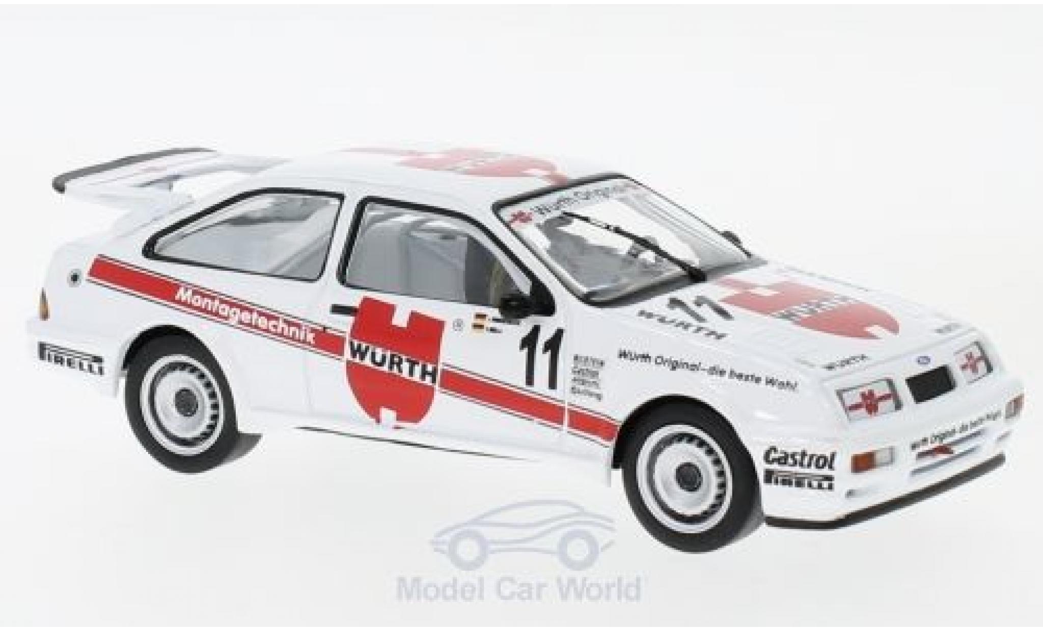 Ford Sierra Cosworth 1/43 IXO RS Cosworth No.11 W&uuml;rth WTCC Br&uuml;nn 1987 J.Winkelhock/F.Biela modelauto