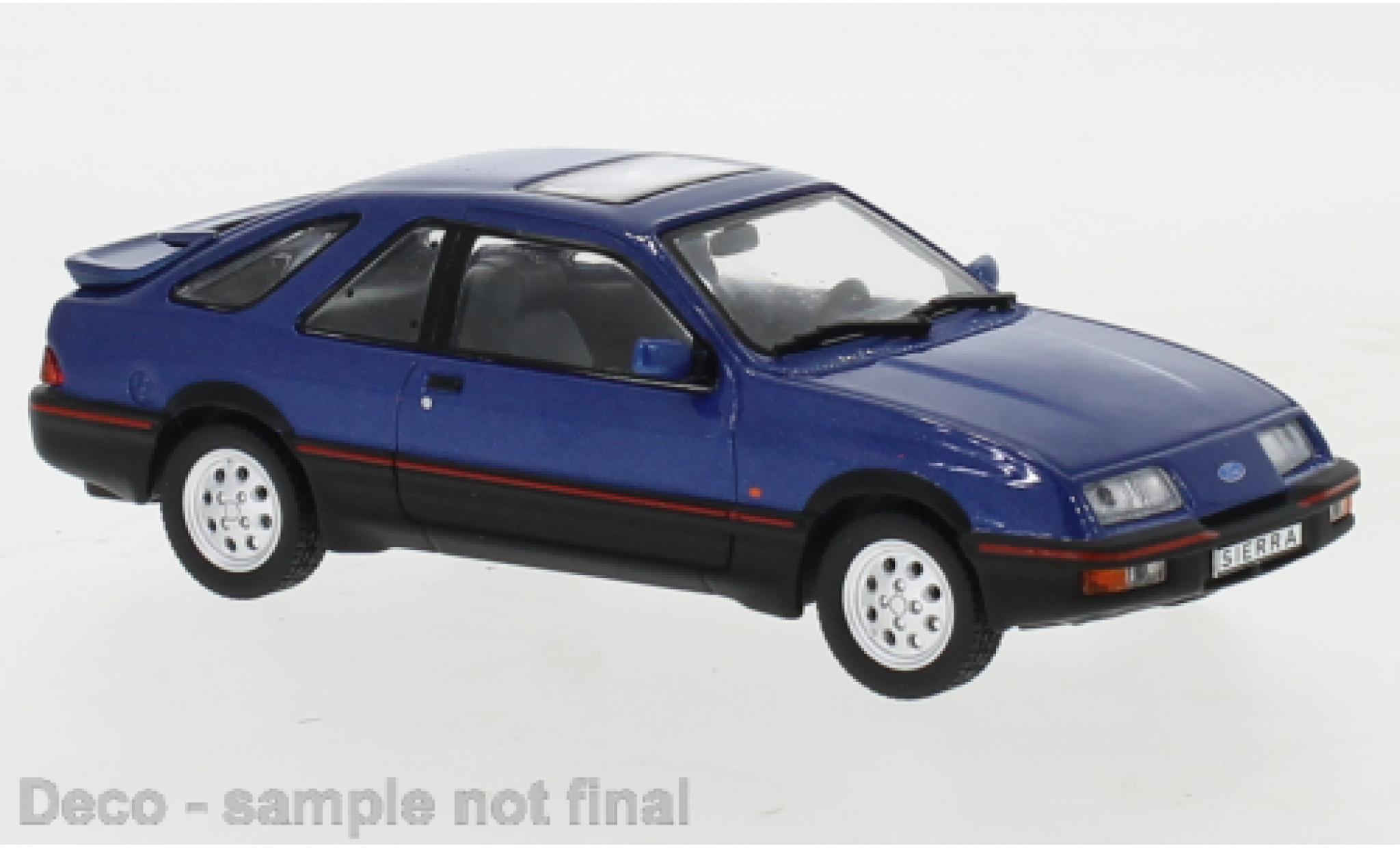 Ford Sierra 1/43 IXO XR 4 metallic blauw 1984 modelauto