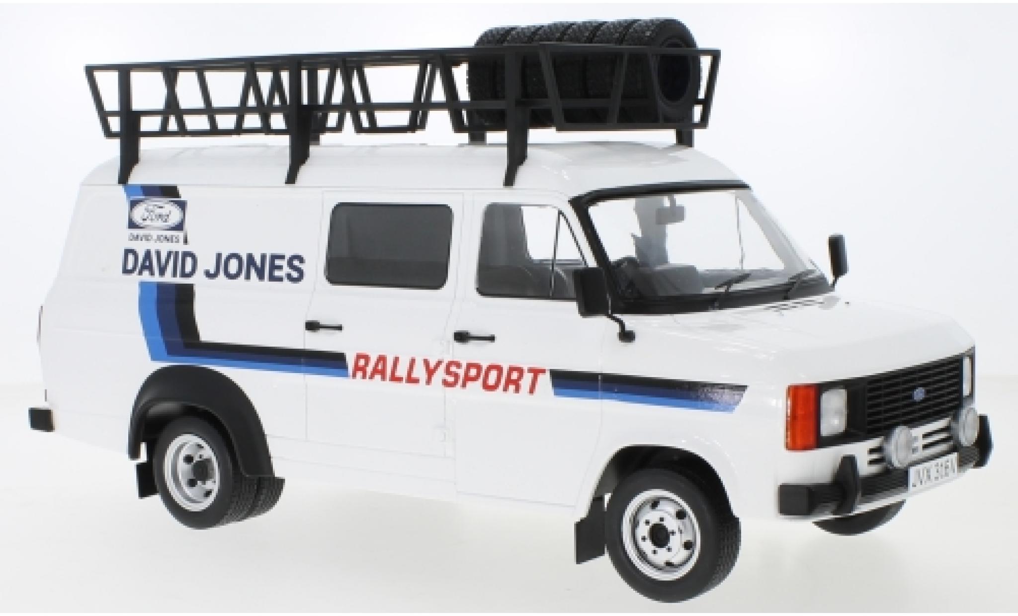 Ford Transit 1/18 IXO MK II David Jones with roof accessories modelauto