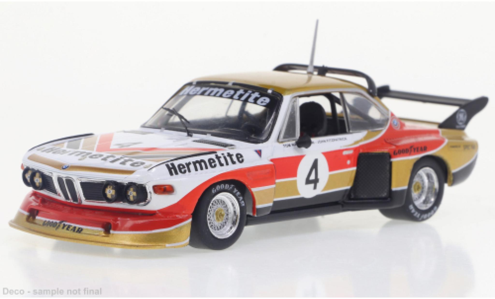 Bmw 3.5 1/43 IXO CSL No.3 Silverstone 1976 modelauto