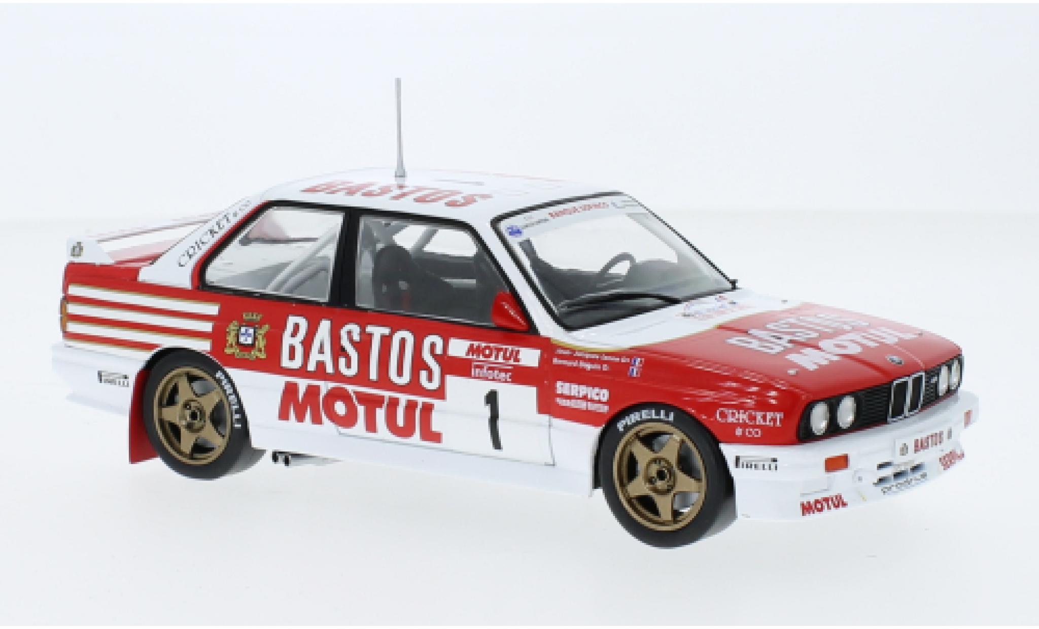 Bmw M3 1/24 IXO (E30) No.1 Bastos Rallye WM Rallye Tour de Corse 1988 modelauto