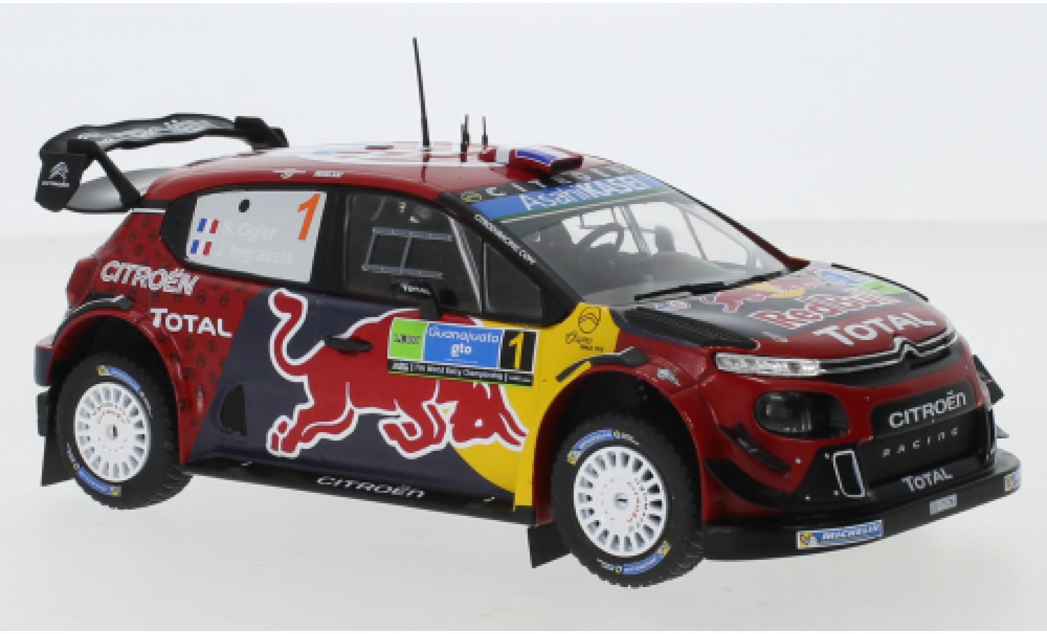Citroen C3 1/24 IXO WRC No.1 Red Bull Rallye WM Rallye Mexico 2019 modelauto