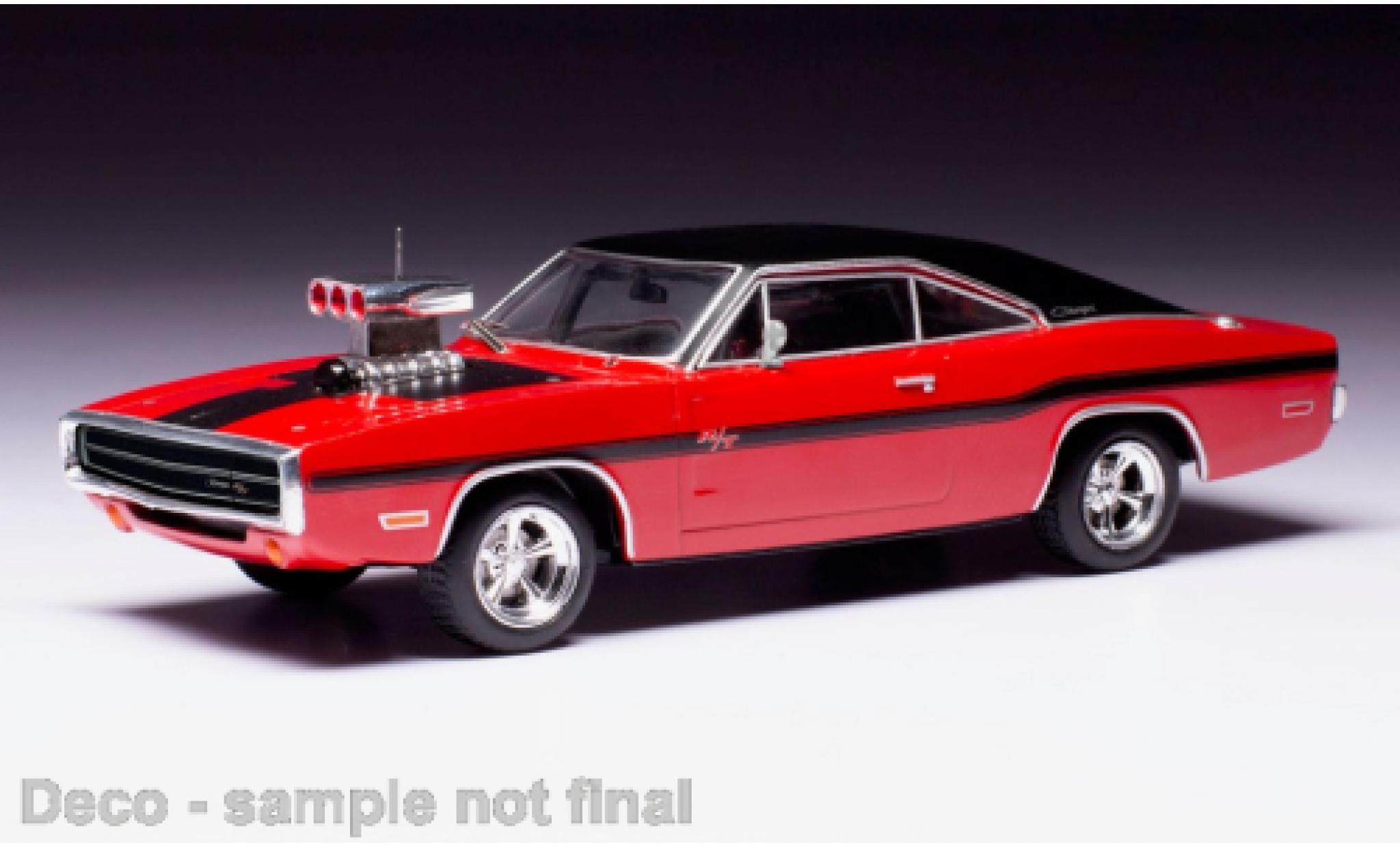 Dodge Charger 1/43 IXO R/T rood 1970 modelauto