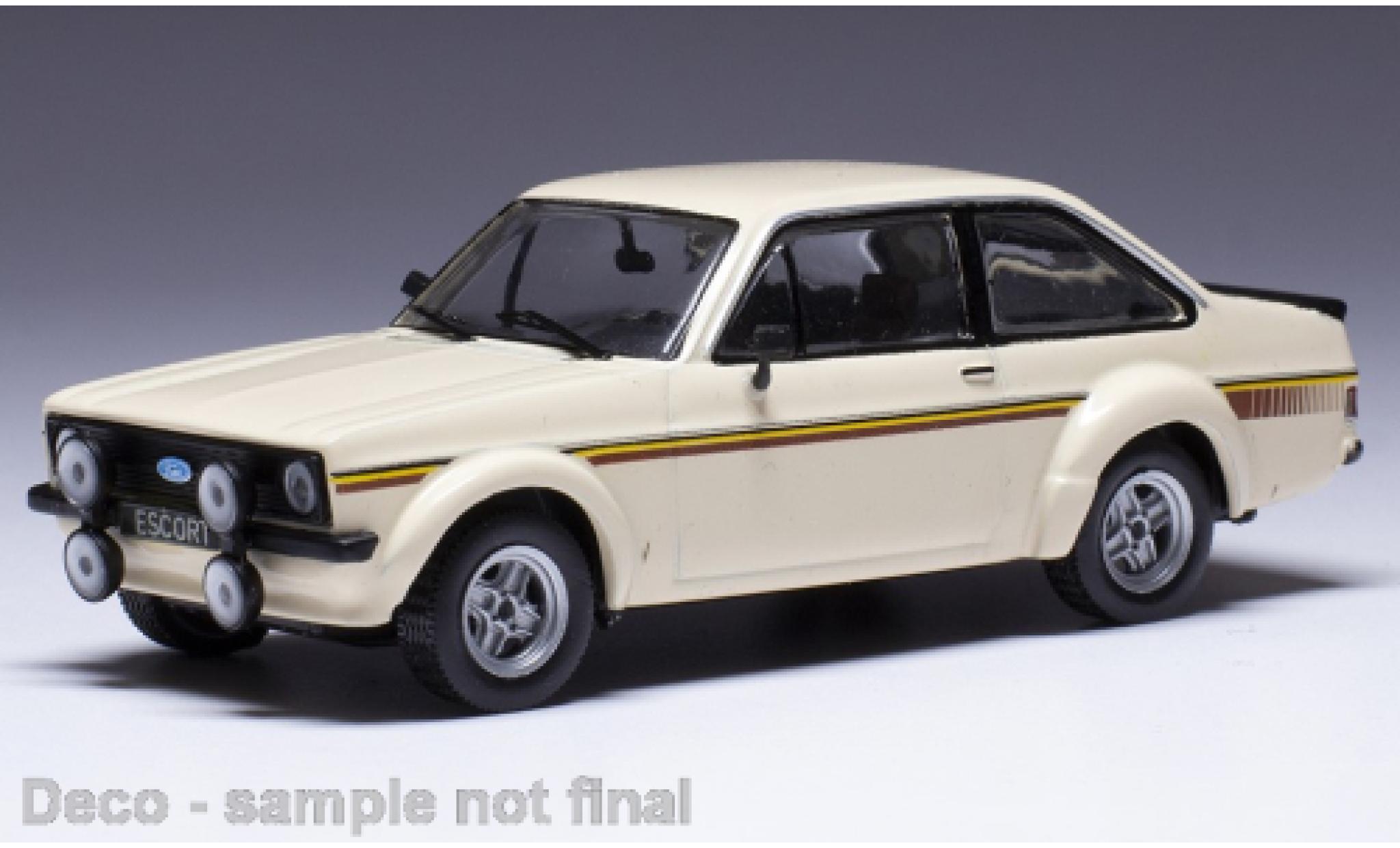 Ford Escort 1/43 IXO MK II RS 1800 beige clair 1976 modelauto