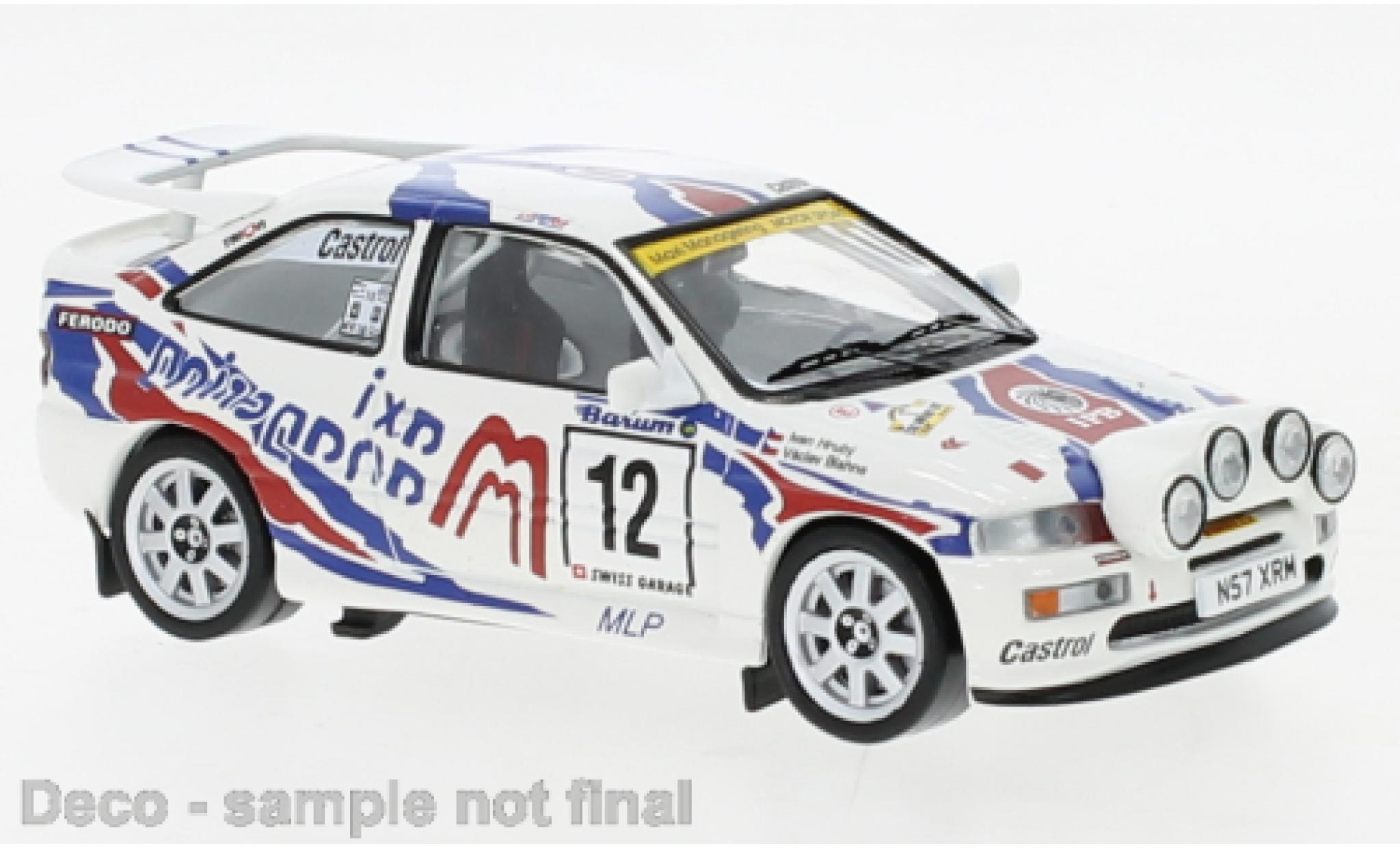 Ford Escort 1/43 IXO RS Cosworth No.12 Rally WM Rallye Bohemia 1997 modelauto