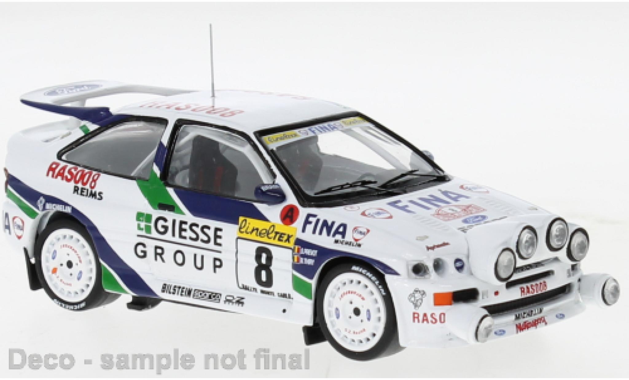 Ford Escort 1/43 IXO RS Cosworth No.8 Fina Rallye WM Rally Monte Carlo 1995 modelauto