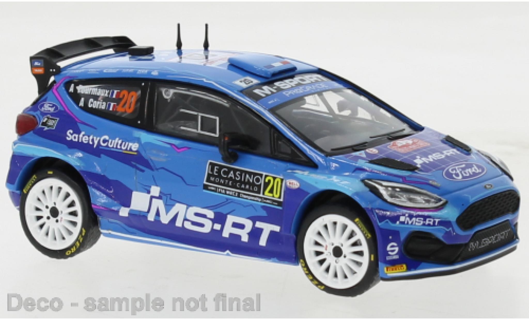 Ford Fiesta 1/43 IXO MK II No.20 WRC2 Rally Monte Carlo 2023 modelauto