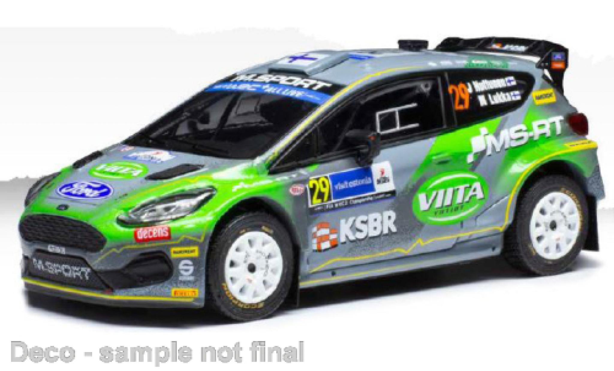 Ford Fiesta 1/43 IXO R5 Rally2 No.29 WRC Rallye Estland 2022 modelauto